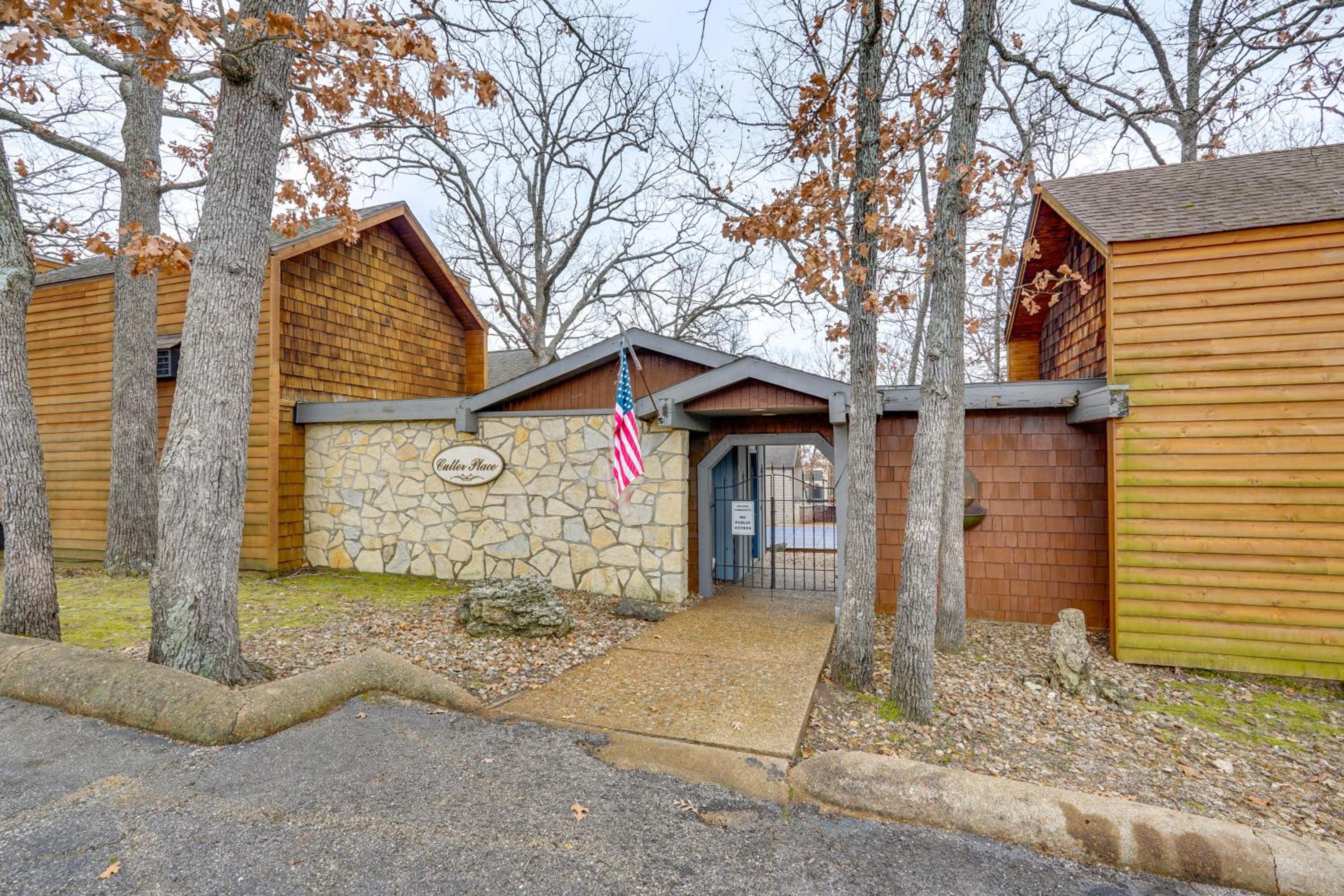 Lake Resort Access and On-Site Pool at Ozarks Home!