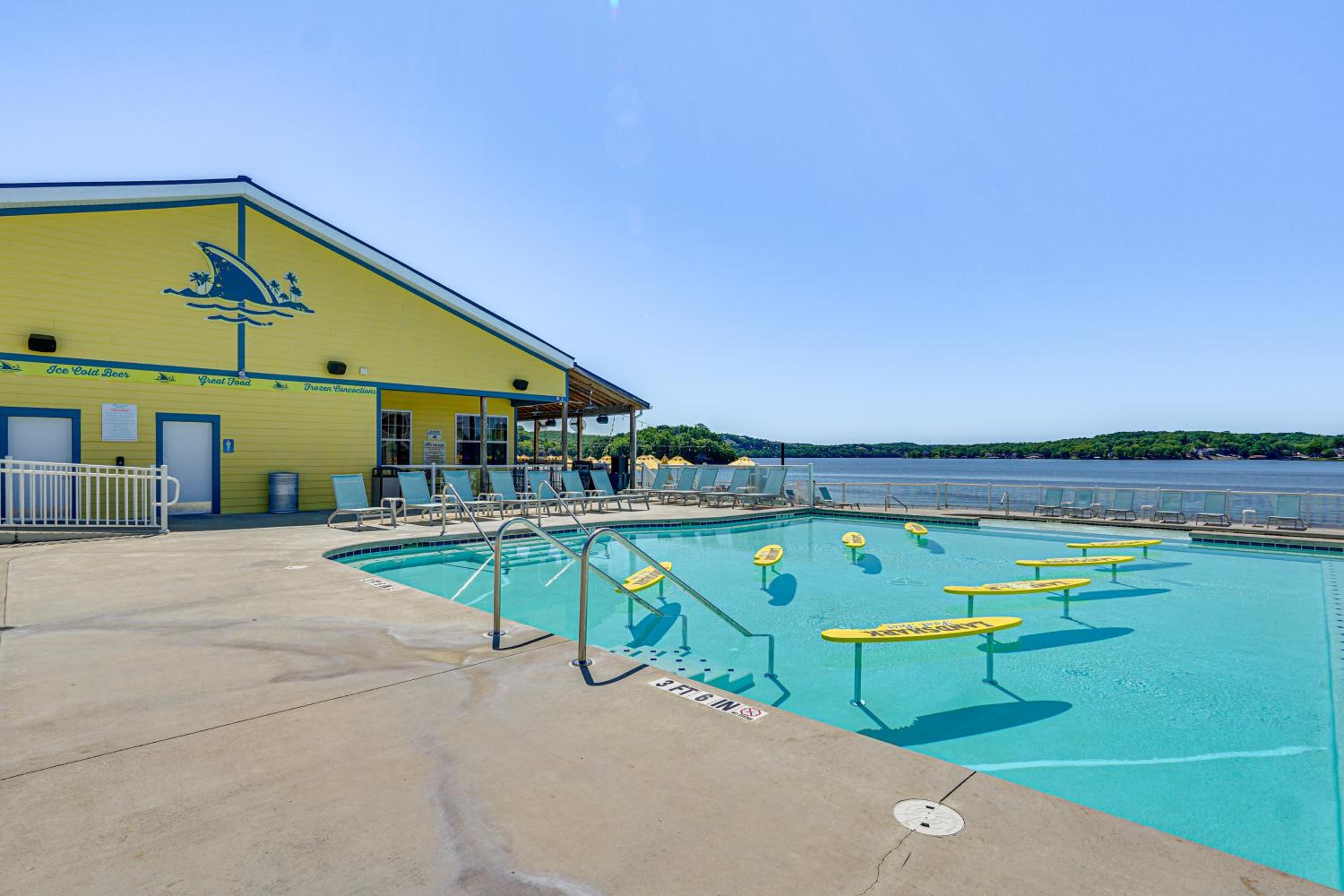 Lake Resort Access and On-Site Pool at Ozarks Home!
