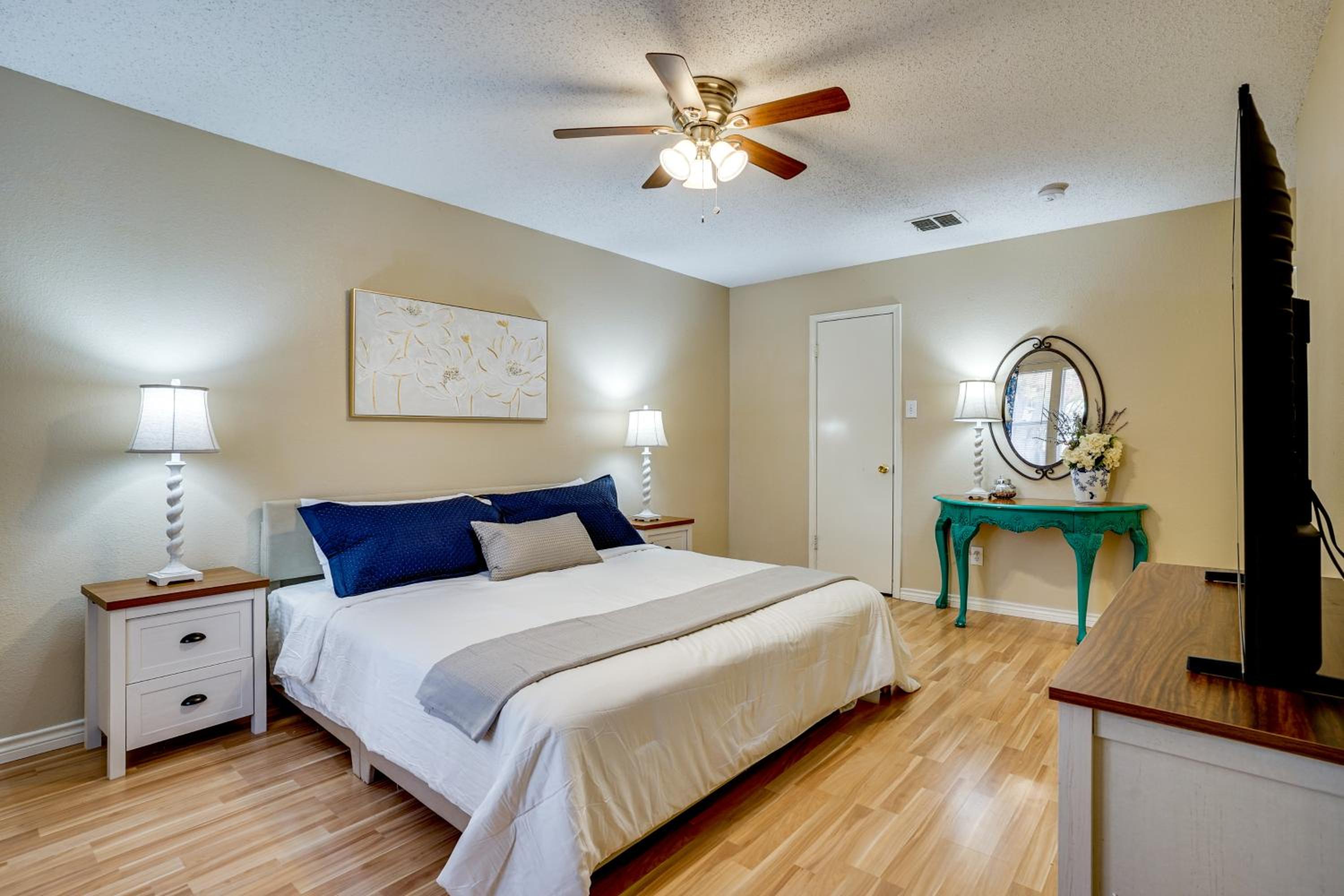 Family Getaway with Fenced Yard in Haltom City!