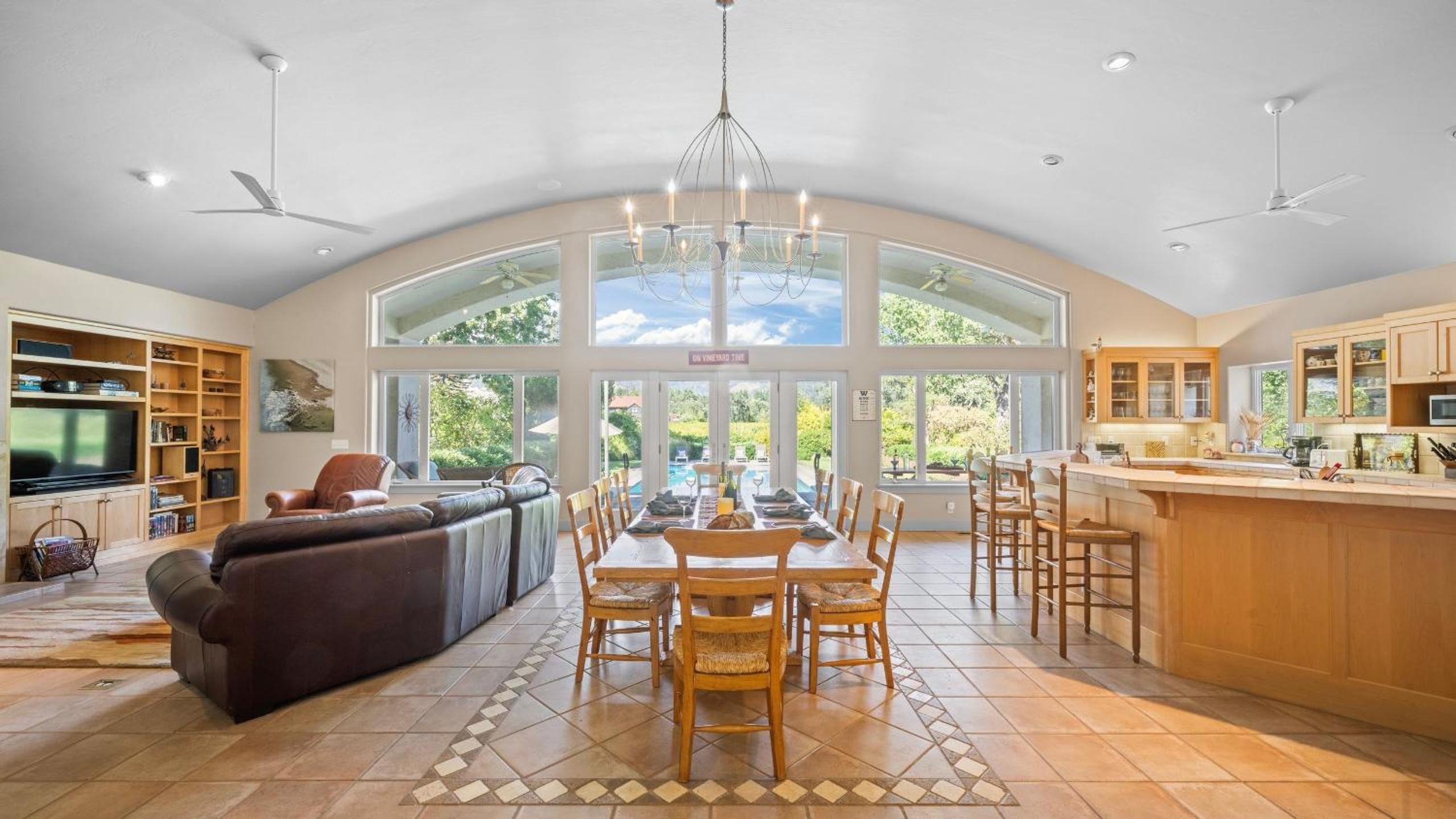Vineyard Estate w Pool Spa Bocce Ball Mins to Wineries Park Lawndale Manor by AvantStay