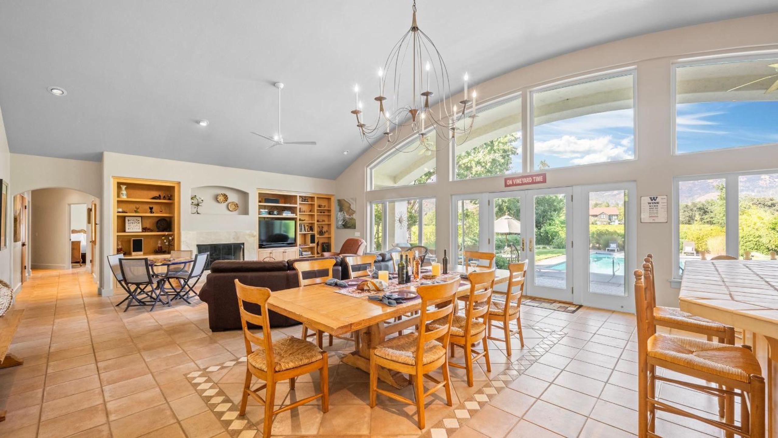Vineyard Estate w Pool Spa Bocce Ball Mins to Wineries Park Lawndale Manor by AvantStay