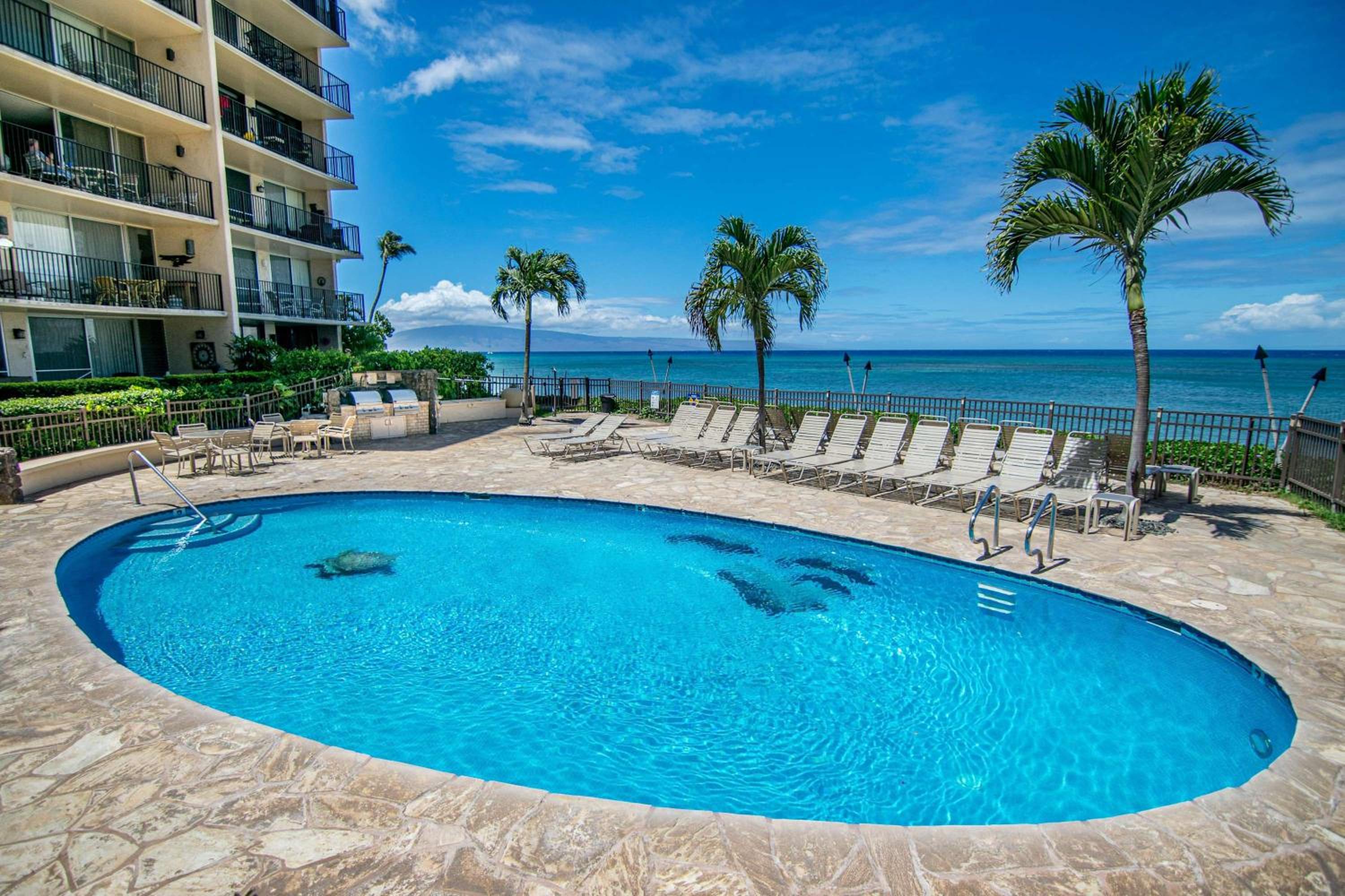 2 Kings Top Floor Oceanfront Big Lanai Views from the Top