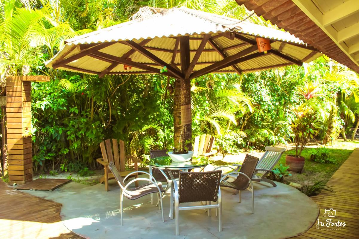 outdoor BBQ area