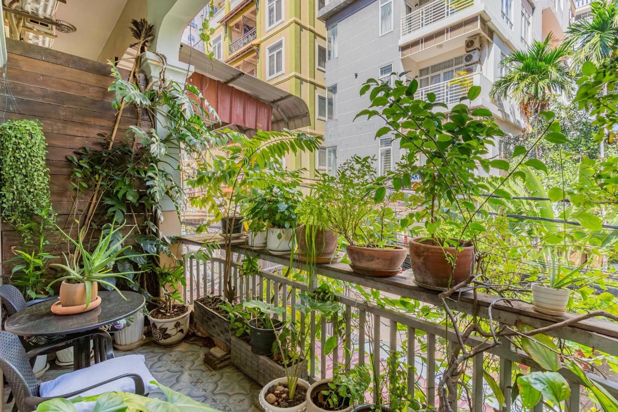 Sarai Room a Cozy Urban Hideaway with Green Balcony