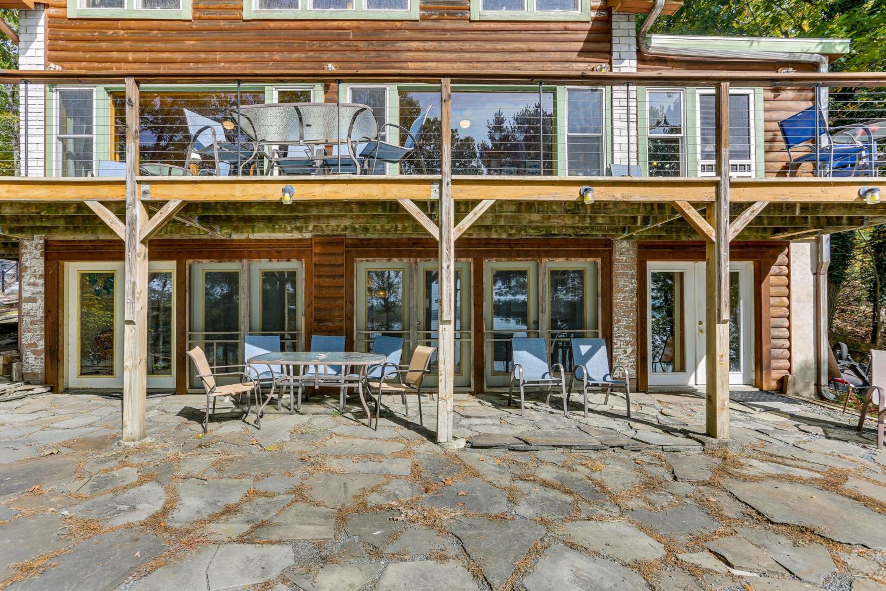 Huge Waterfront Home with Dock on Lake Wallenpaupack