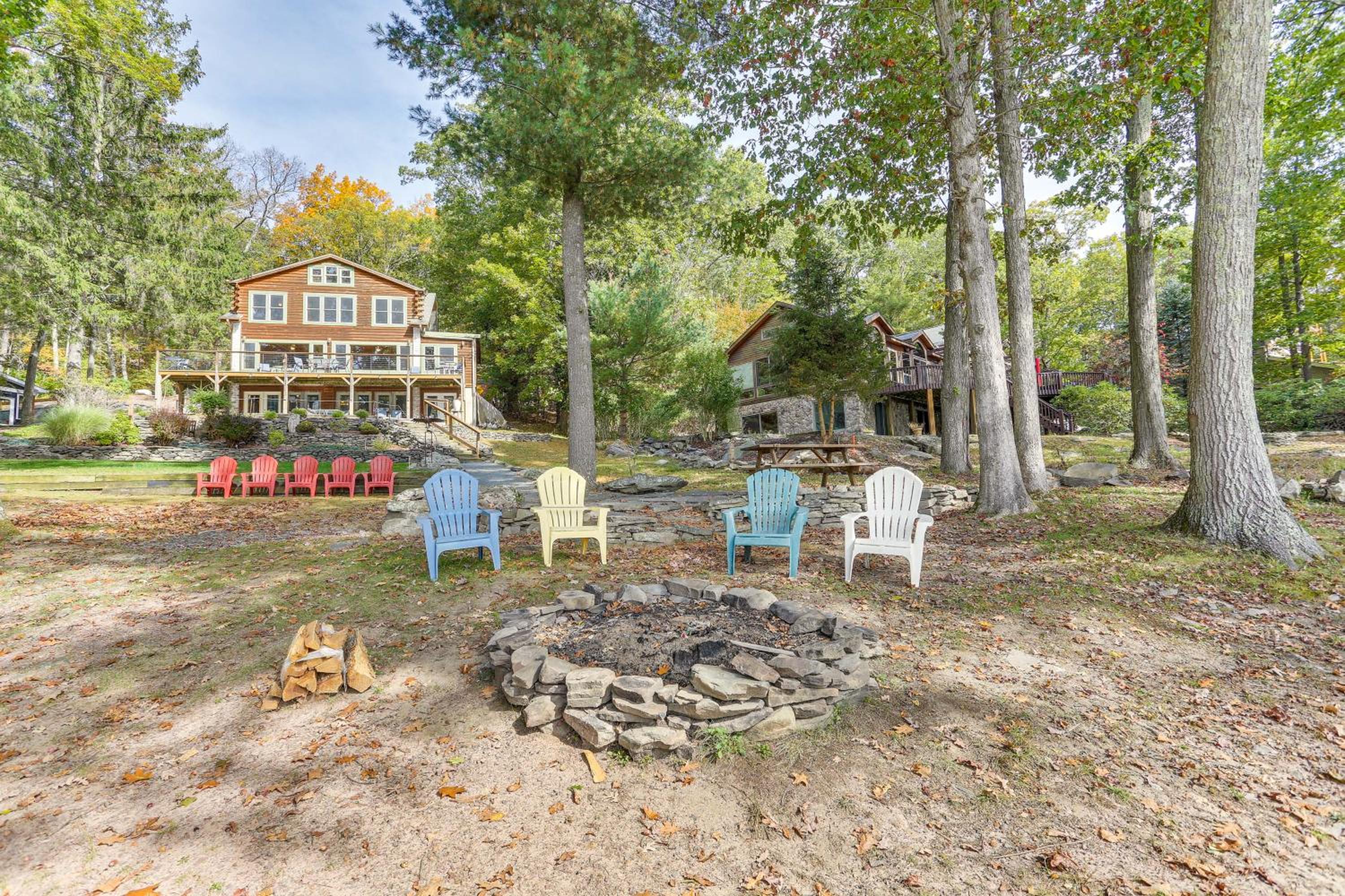 Huge Waterfront Home with Dock on Lake Wallenpaupack