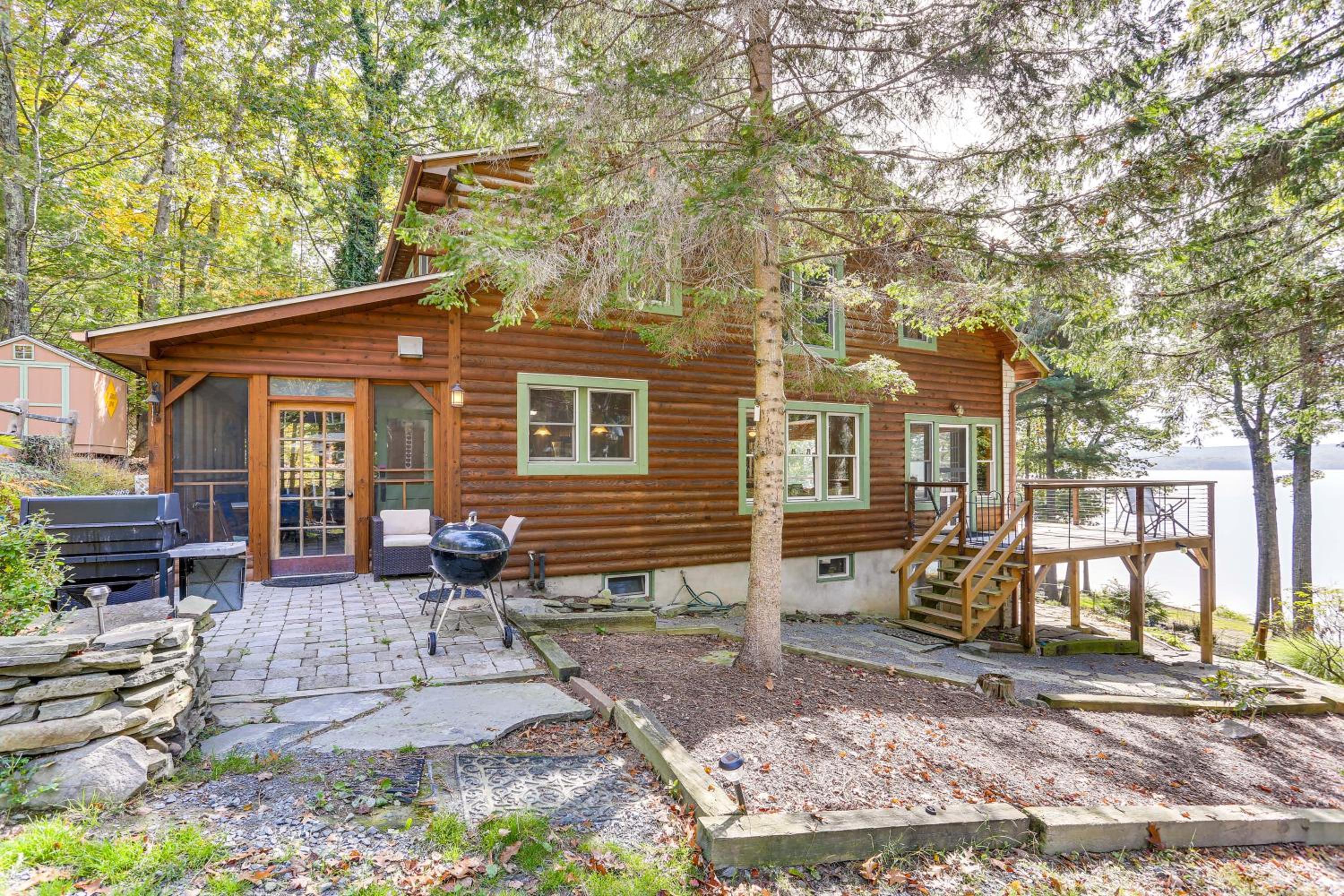 Huge Waterfront Home with Dock on Lake Wallenpaupack