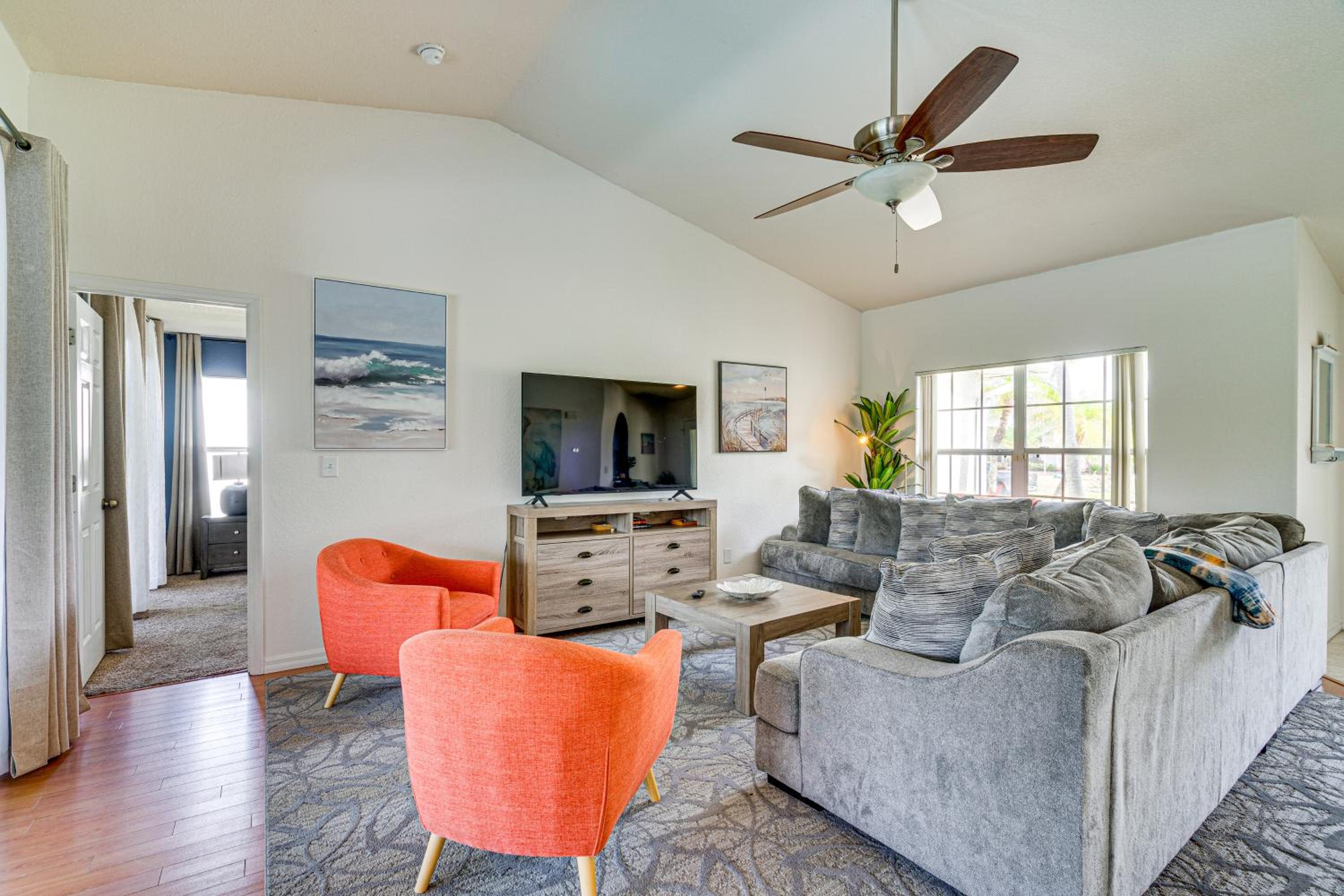 Poolside Lounge and Game Area Cape Coral Retreat
