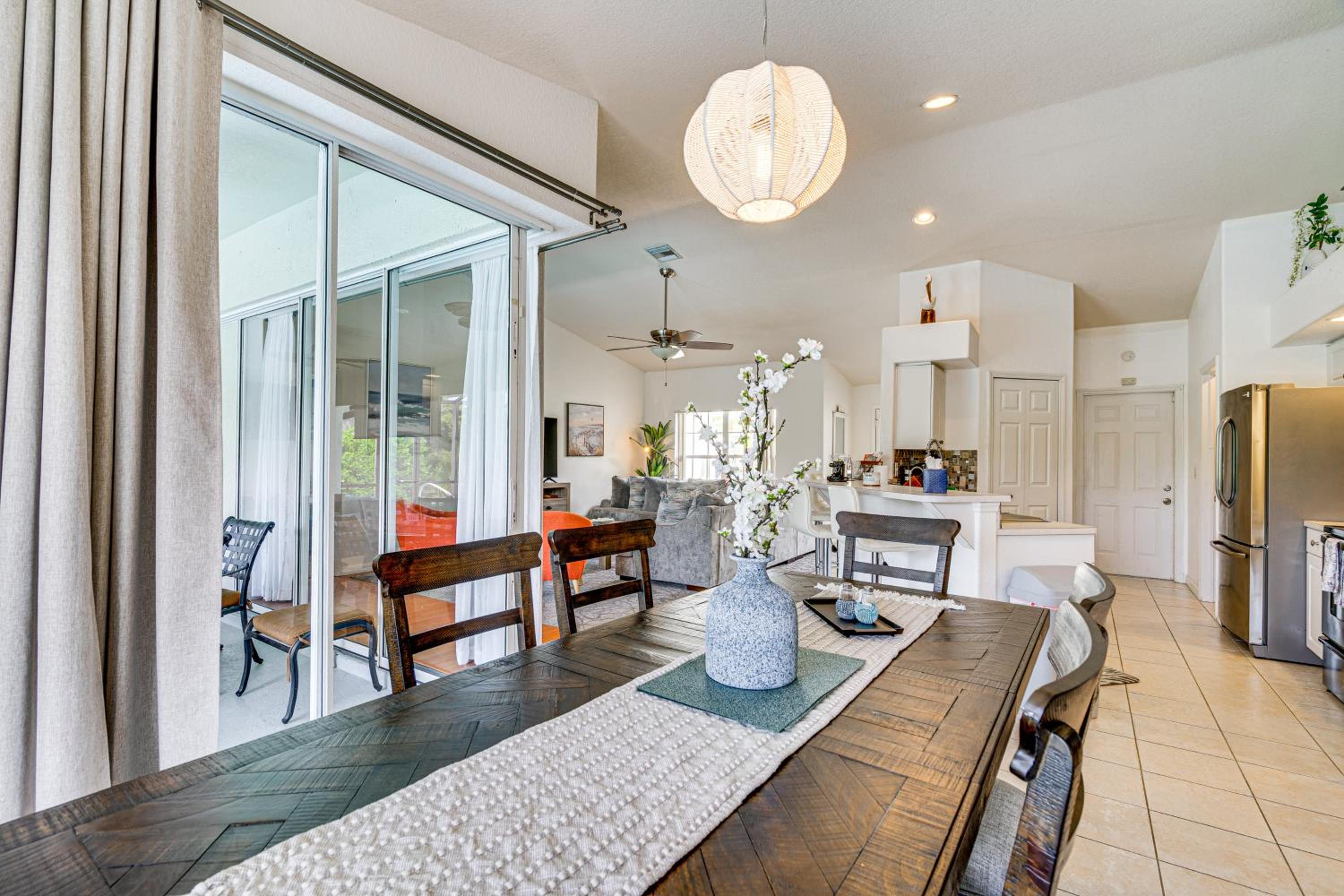 Poolside Lounge and Game Area Cape Coral Retreat