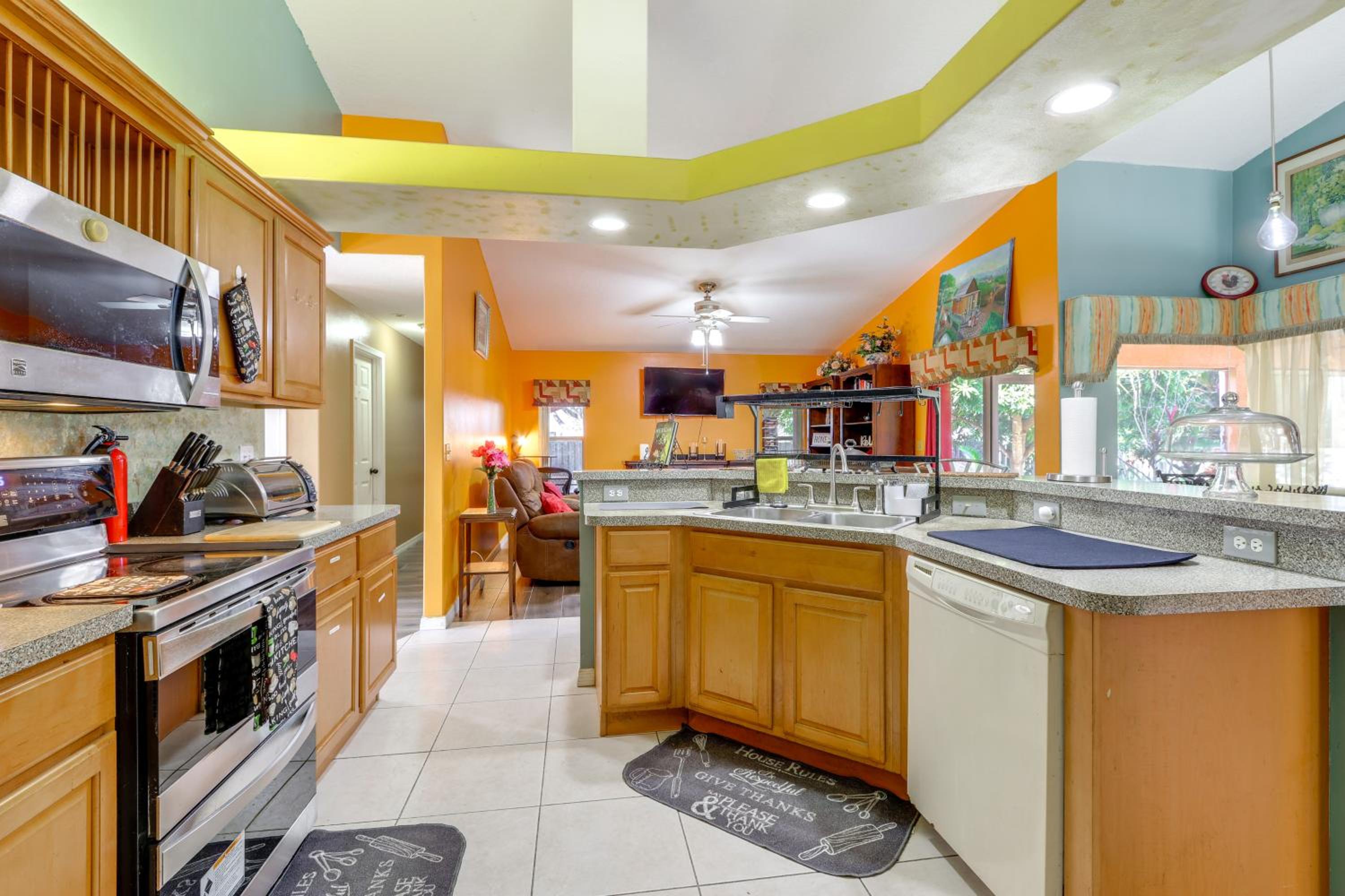 Private Backyard! Single-Level Port St Lucie Home