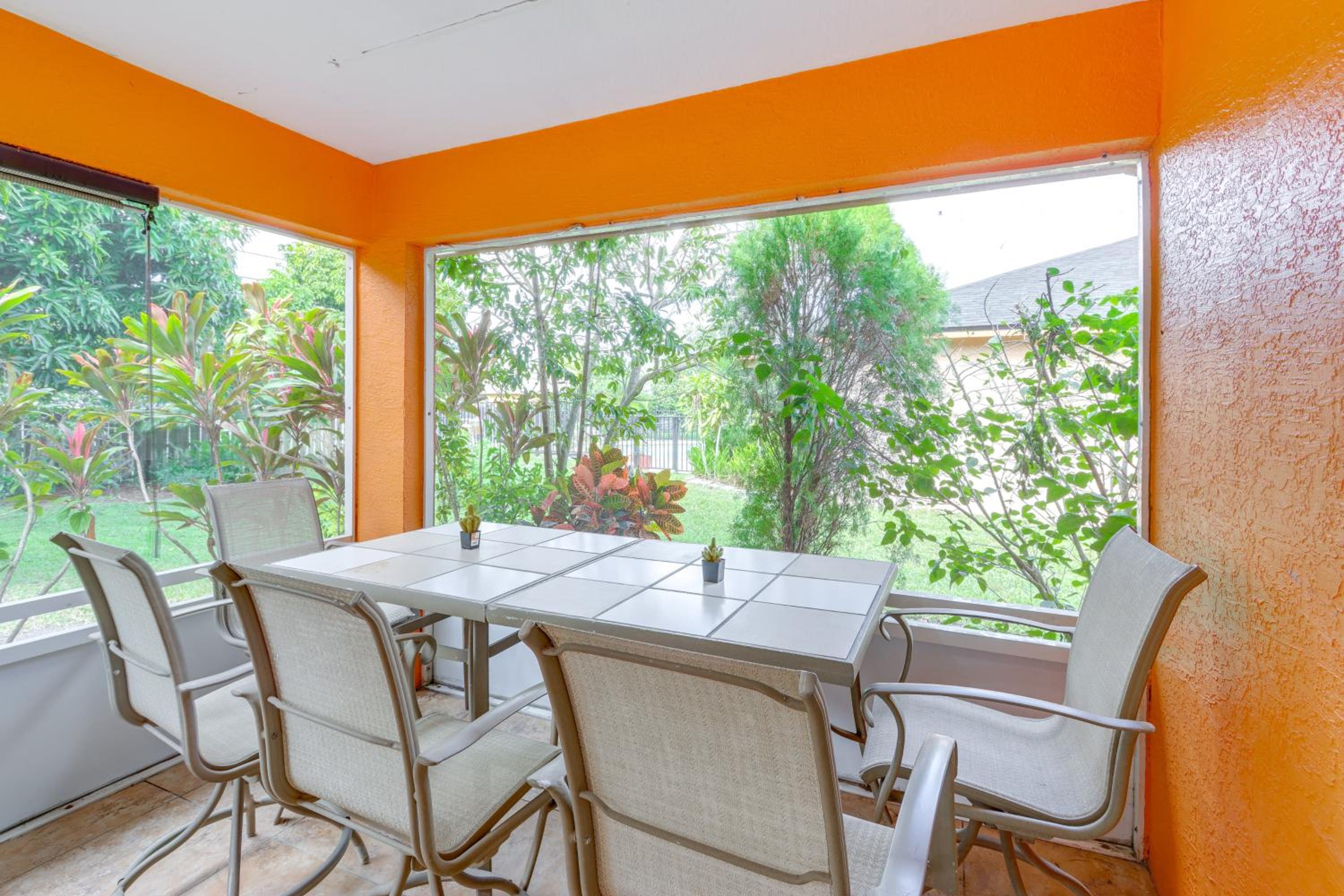 Private Backyard! Single-Level Port St Lucie Home