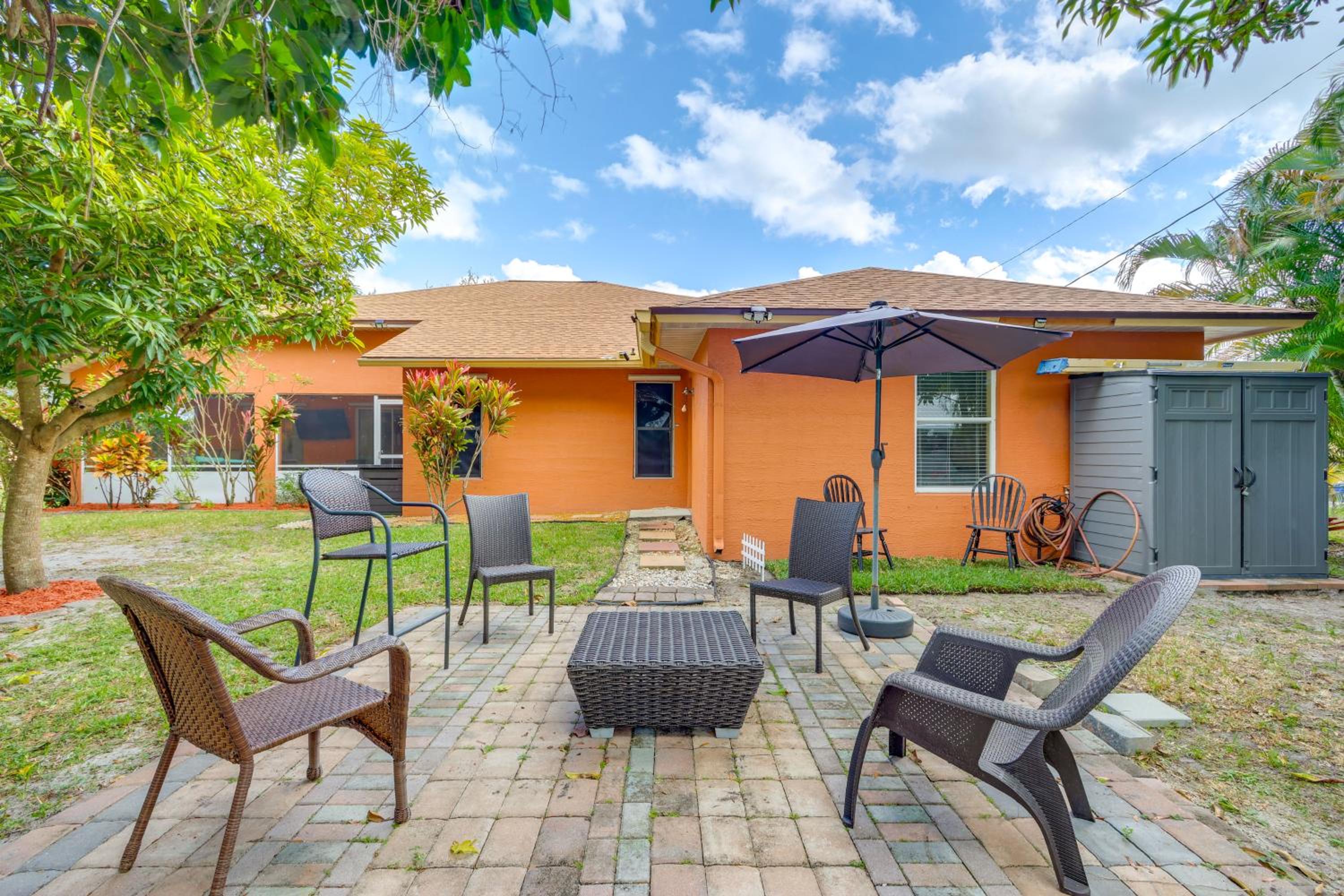 Private Backyard! Single-Level Port St Lucie Home