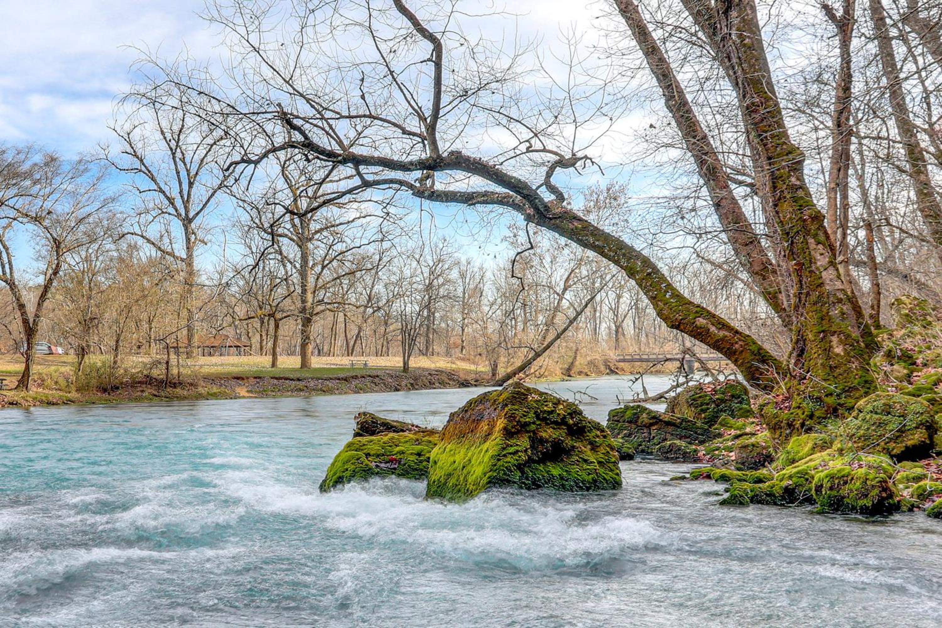 Walk to Current River Ozarks Adventure Home!