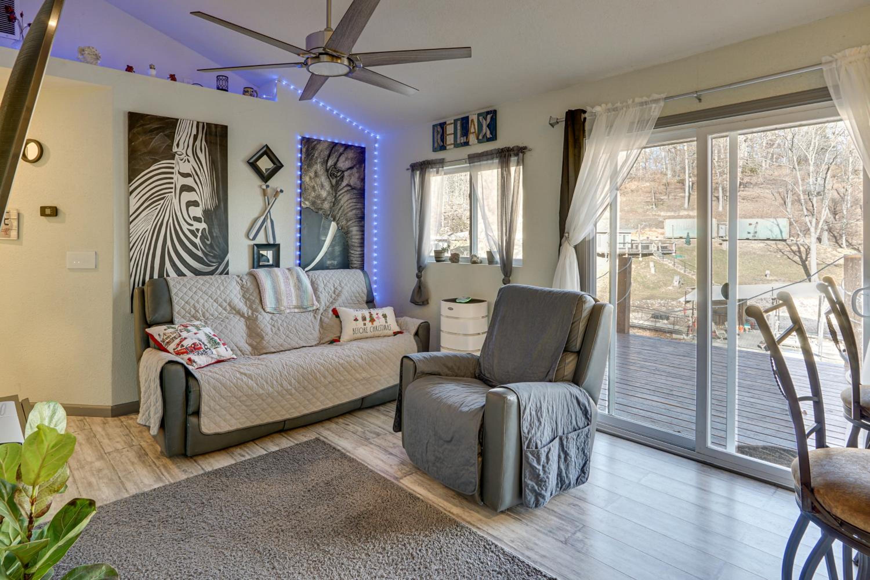 Lake Ozarks Home with Deck, Dock and Hot Tub