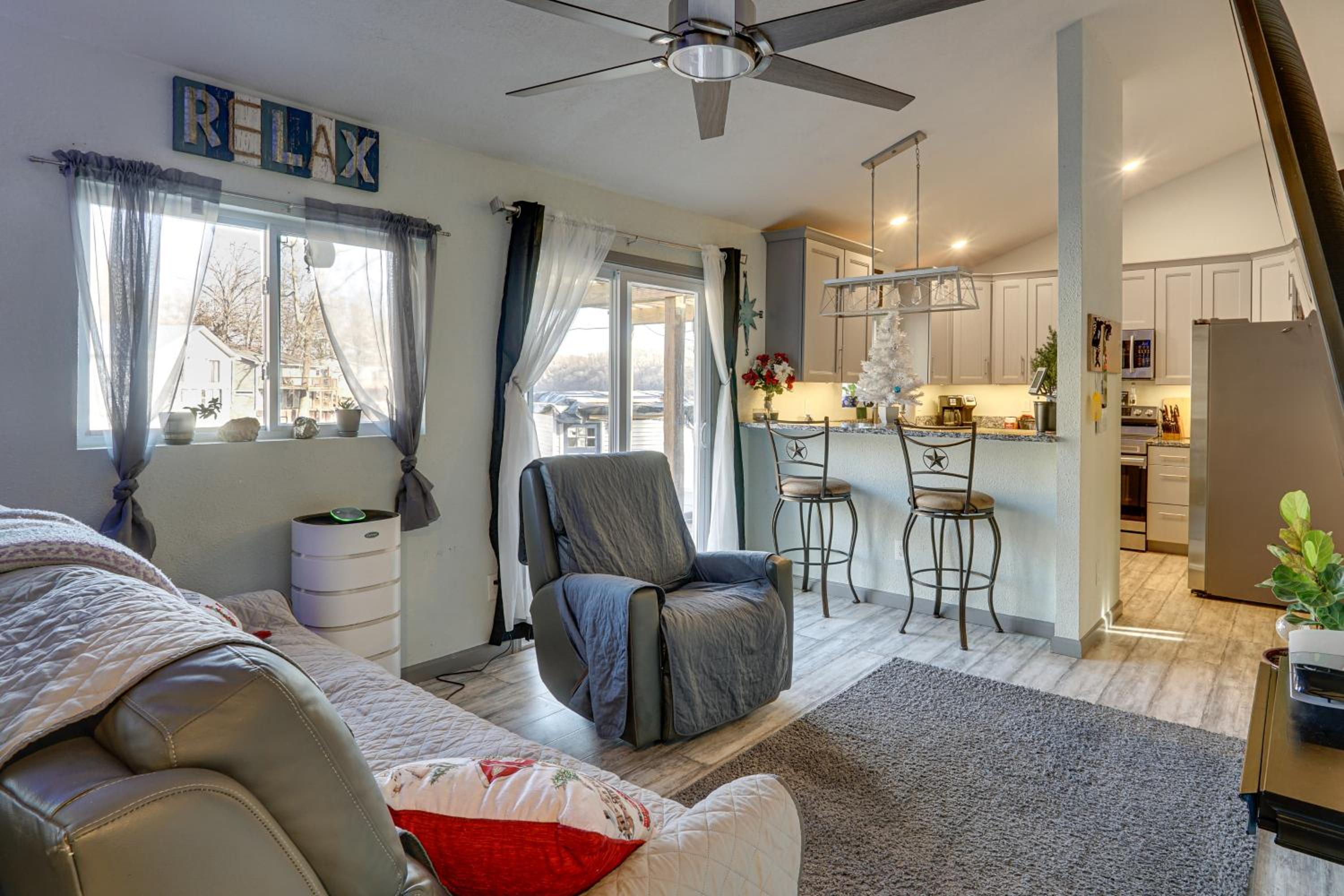 Lake Ozarks Home with Deck, Dock and Hot Tub