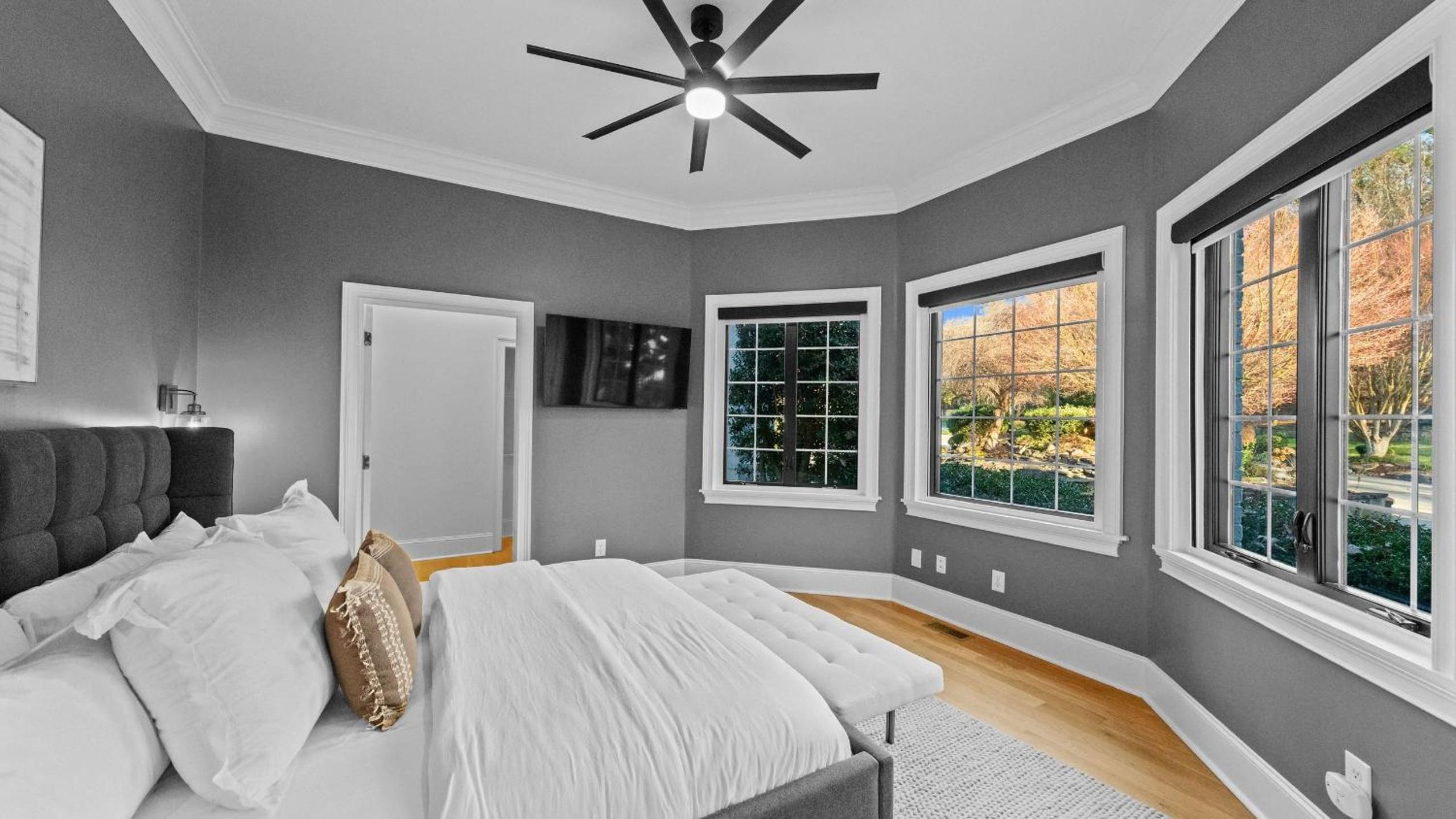 Spacious Lake Norman Home w Tennis Court Firepit Deck Lion Manor by AvantStay