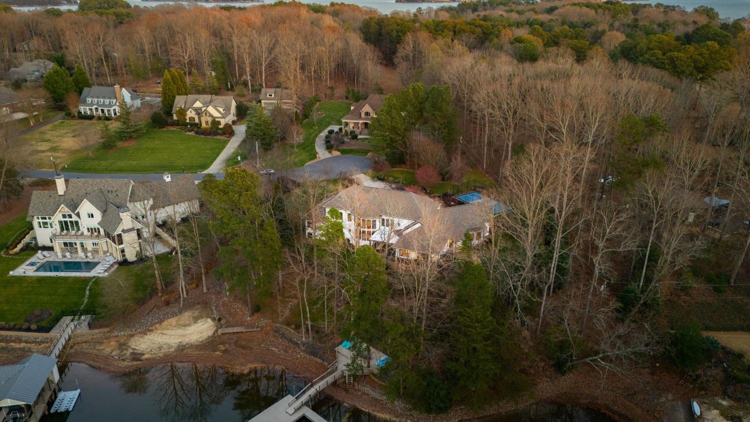 Spacious Lake Norman Home w Tennis Court Firepit Deck Lion Manor by AvantStay