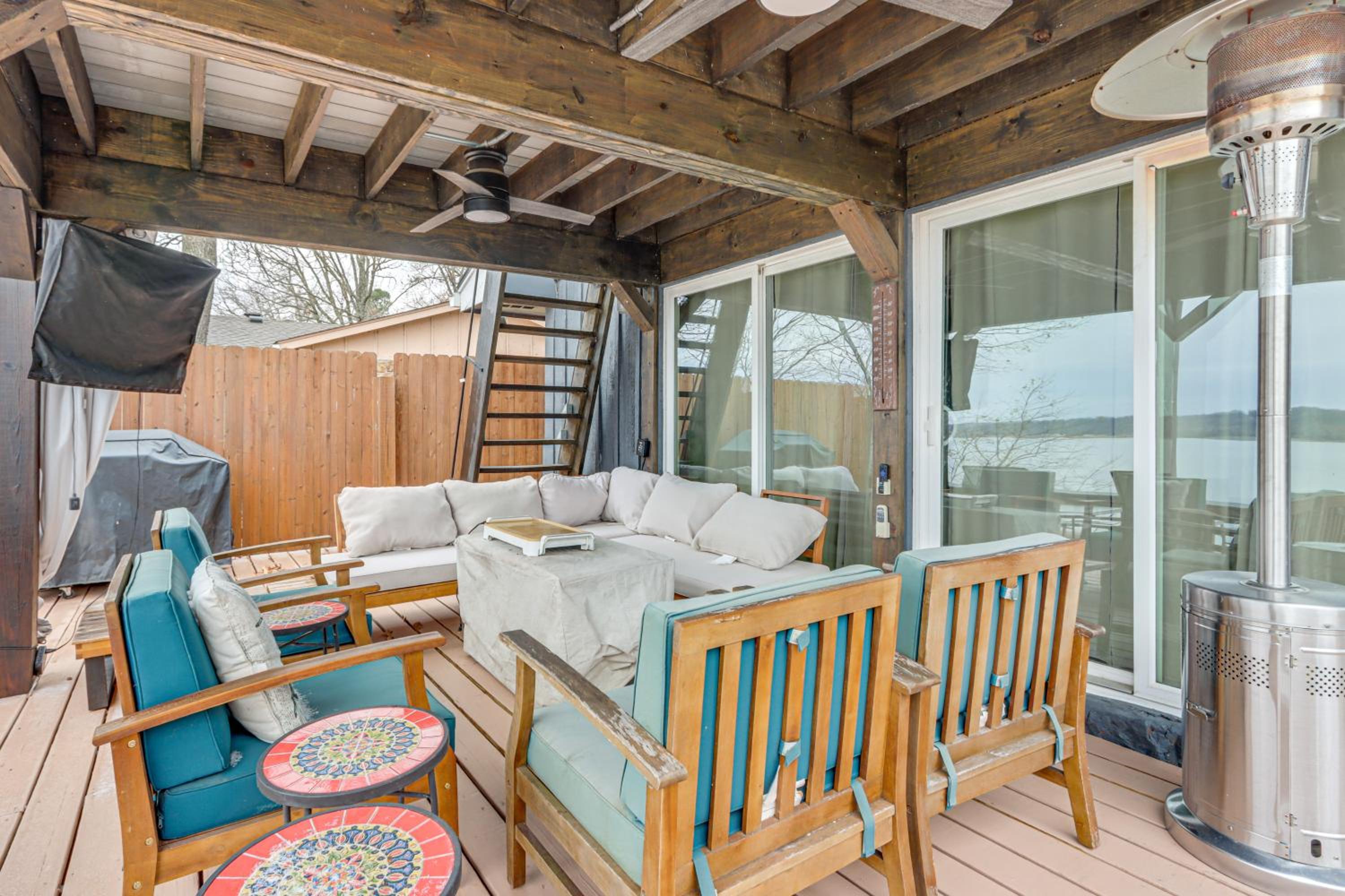 Family Friendly! Waterfront Grove Gem with Fire Pit