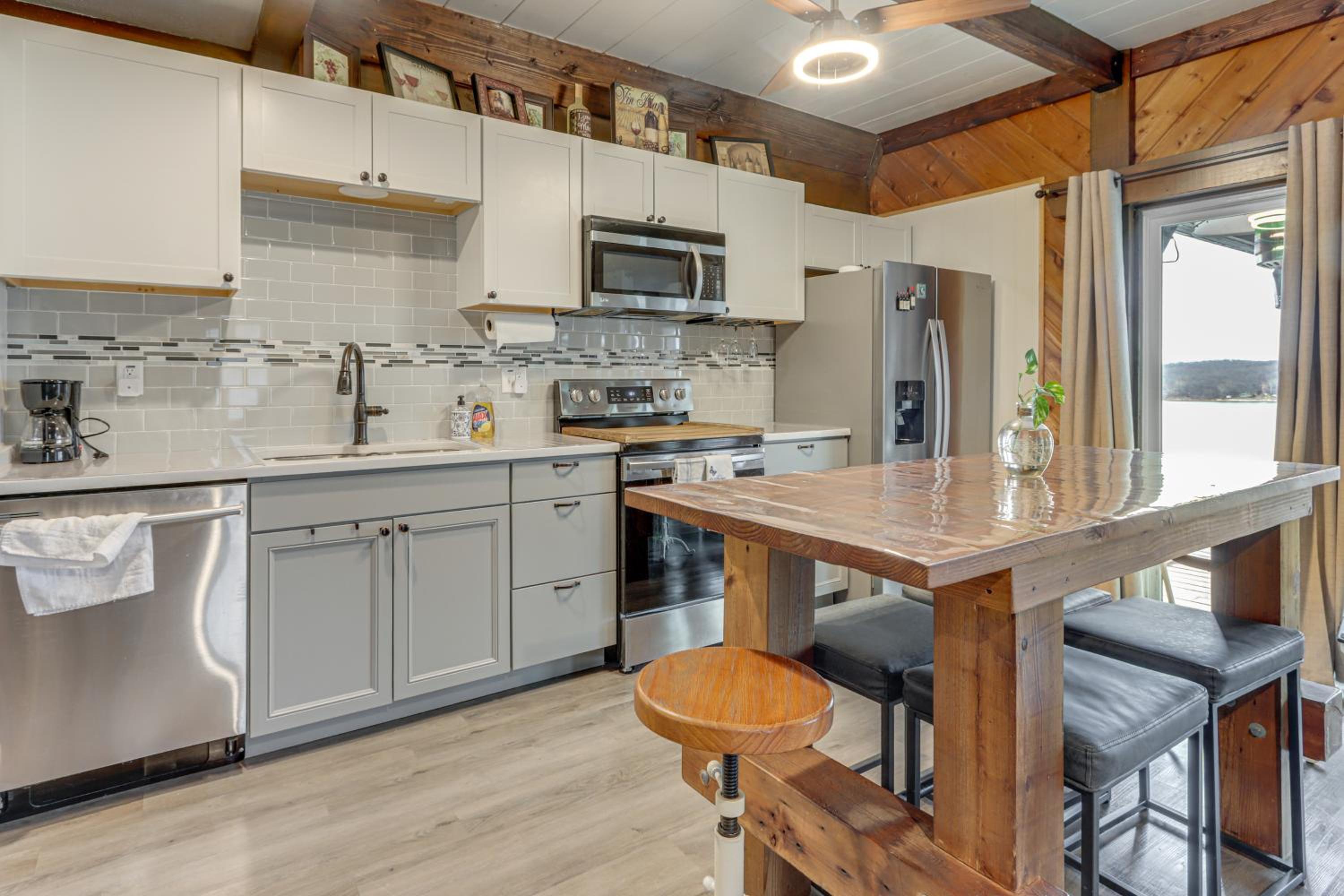 Family Friendly! Waterfront Grove Gem with Fire Pit