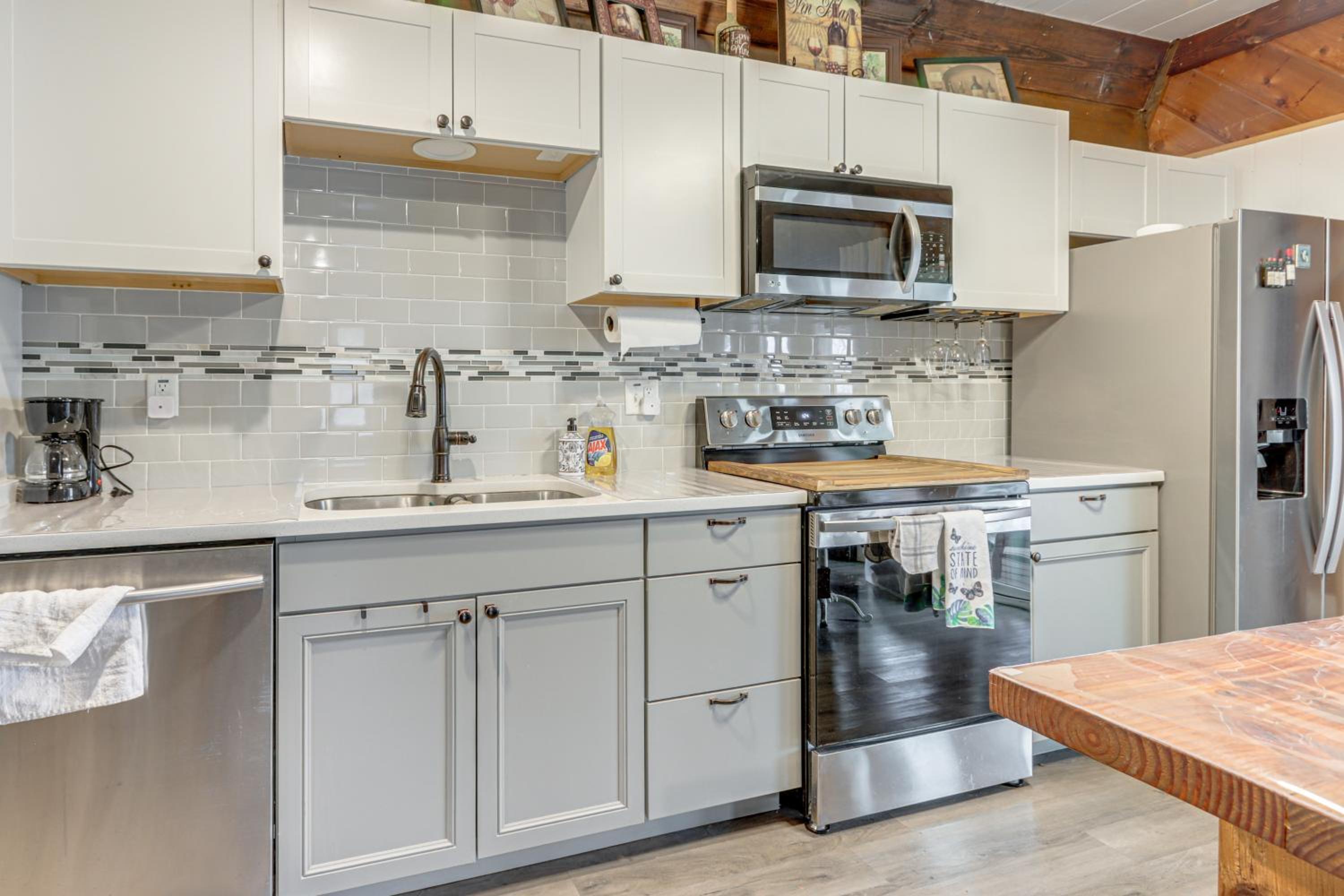 Family Friendly! Waterfront Grove Gem with Fire Pit