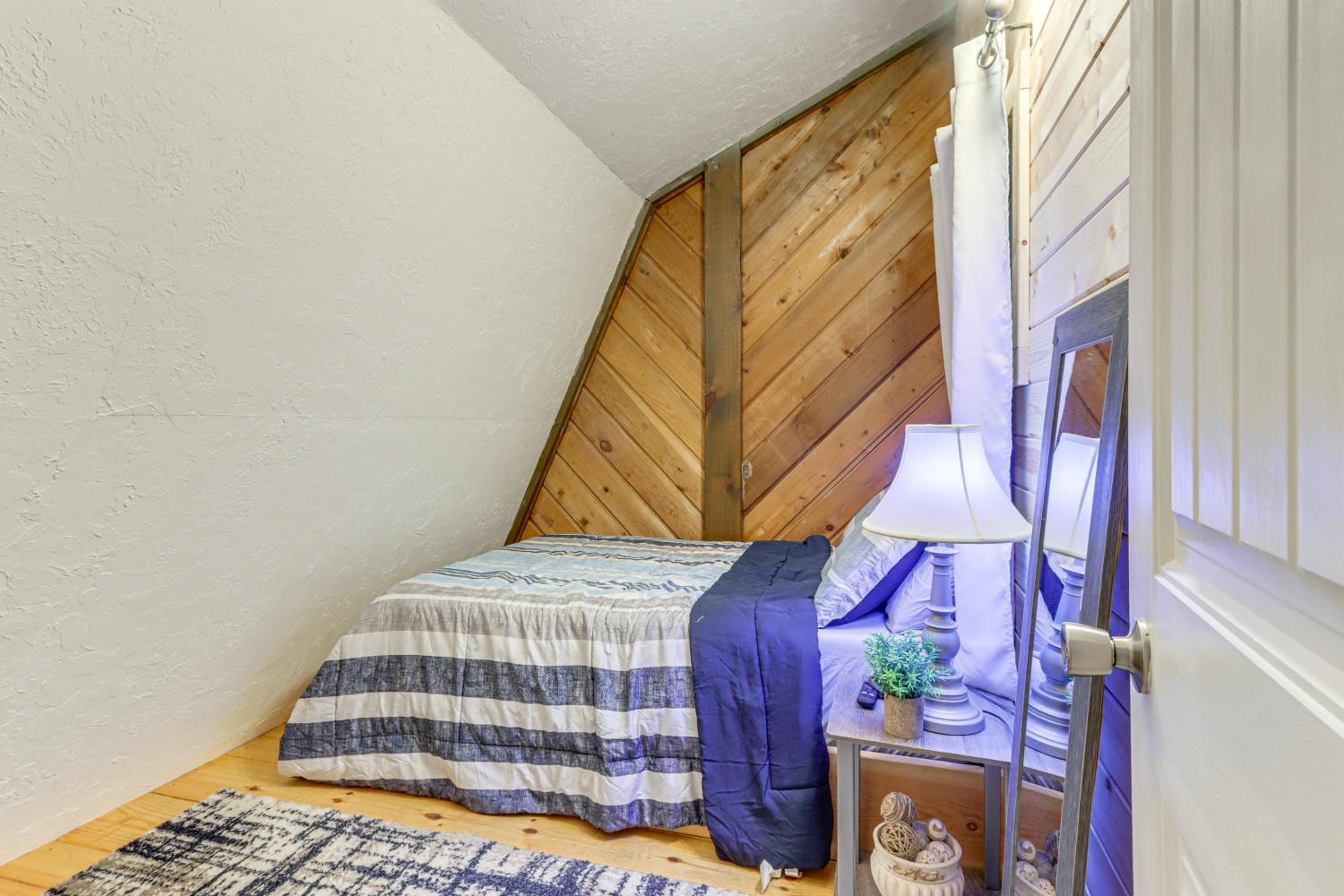 Family Friendly! Waterfront Grove Gem with Fire Pit