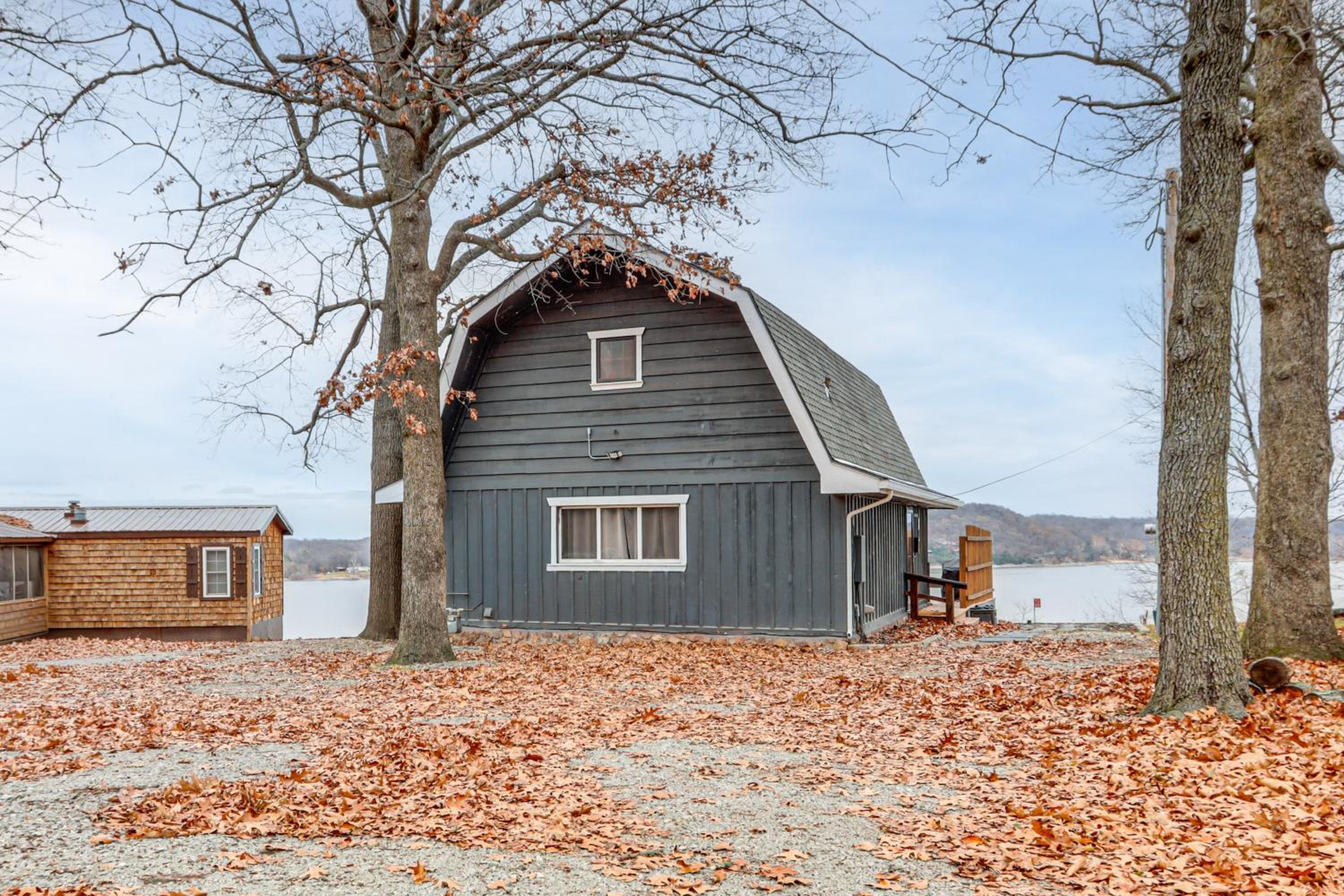 Family Friendly! Waterfront Grove Gem with Fire Pit