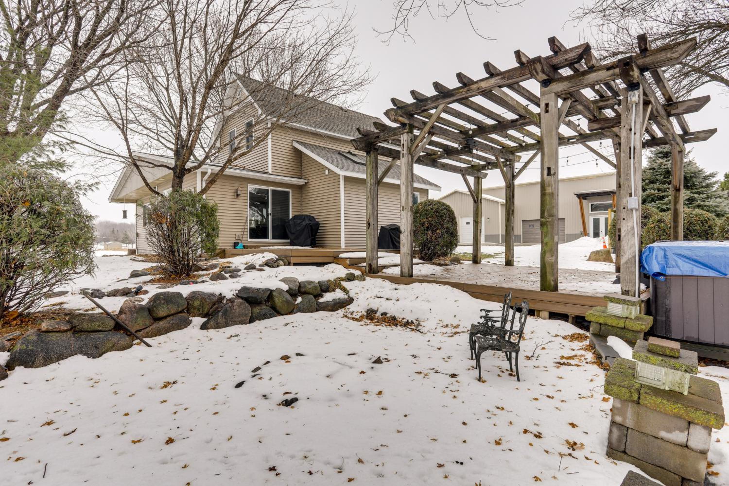 Getaway w/ Private Acreage in the Minneapolis Area