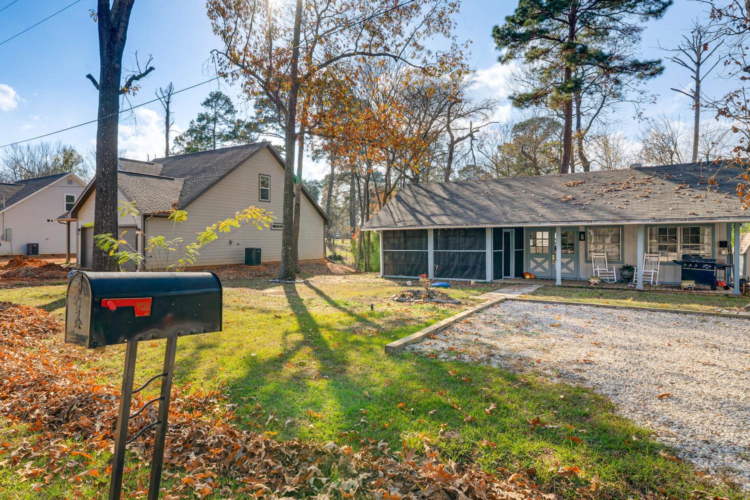 Deck and Screened Porch Livingston Couples Retreat