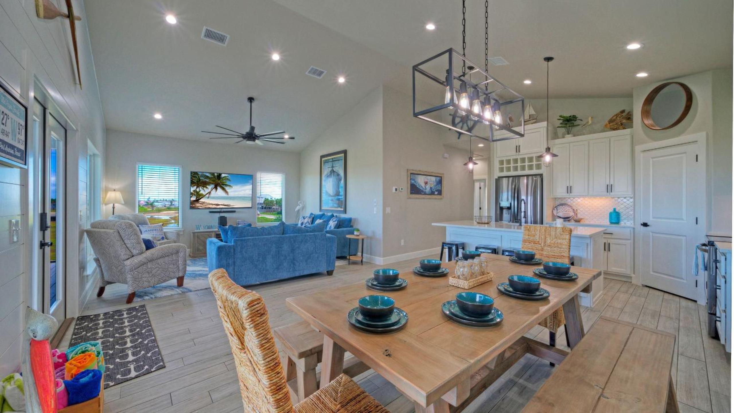 Bayfront Home w Pool Game Room Walk to Beach Golf Cart Access Pelican’s Perch by AvantStay
