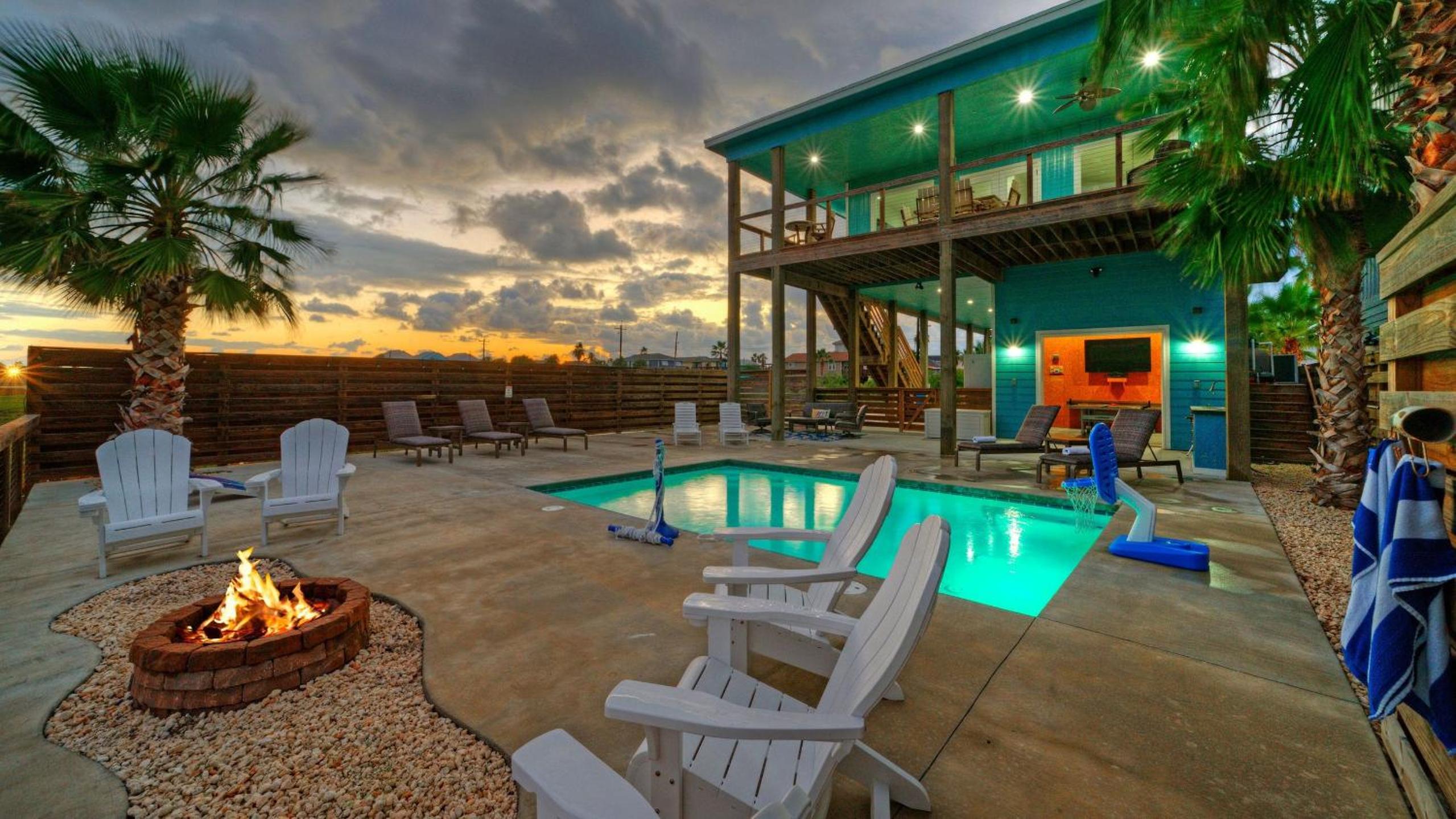 Bayfront Home w Pool Game Room Walk to Beach Golf Cart Access Pelican’s Perch by AvantStay