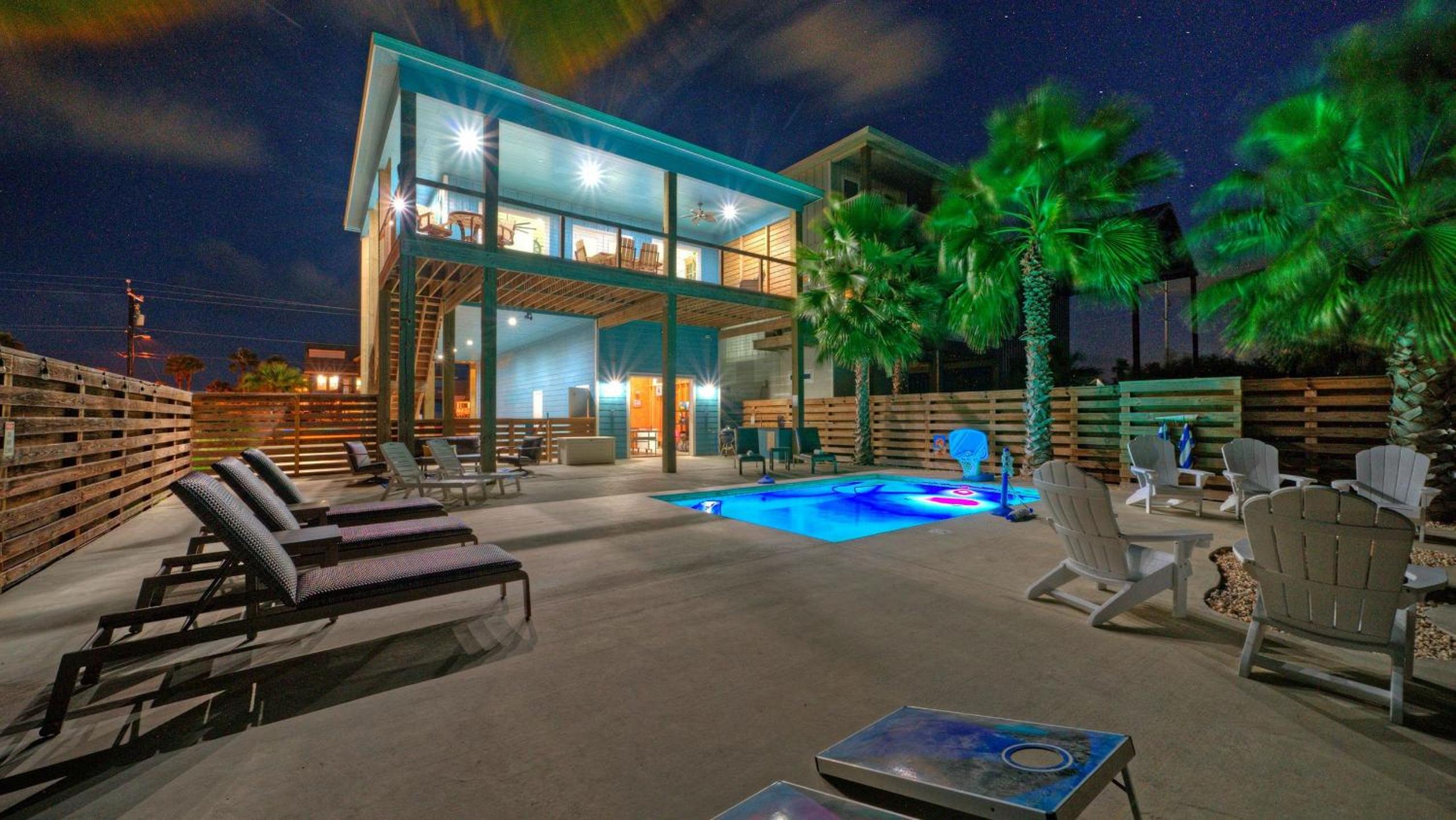 Bayfront Home w Pool Game Room Walk to Beach Golf Cart Access Pelican’s Perch by AvantStay