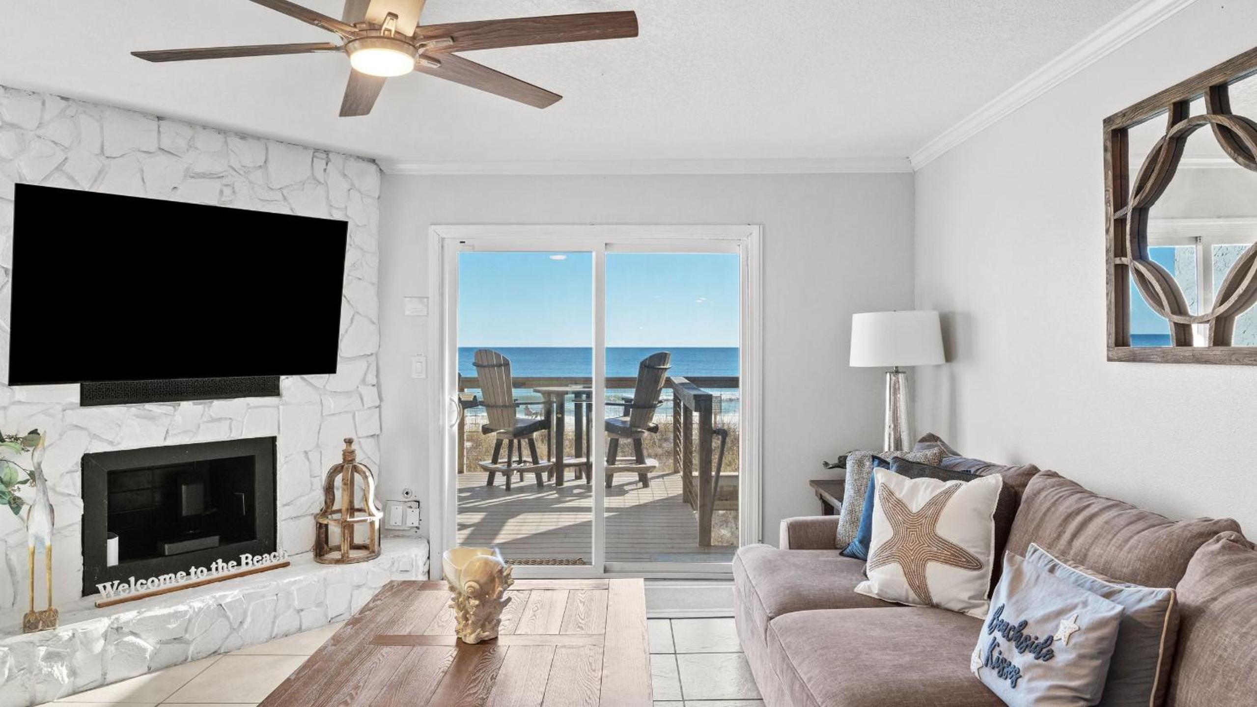 Beachfront Townhome with Instant Access to Beach Beachside Kisses by AvantStay