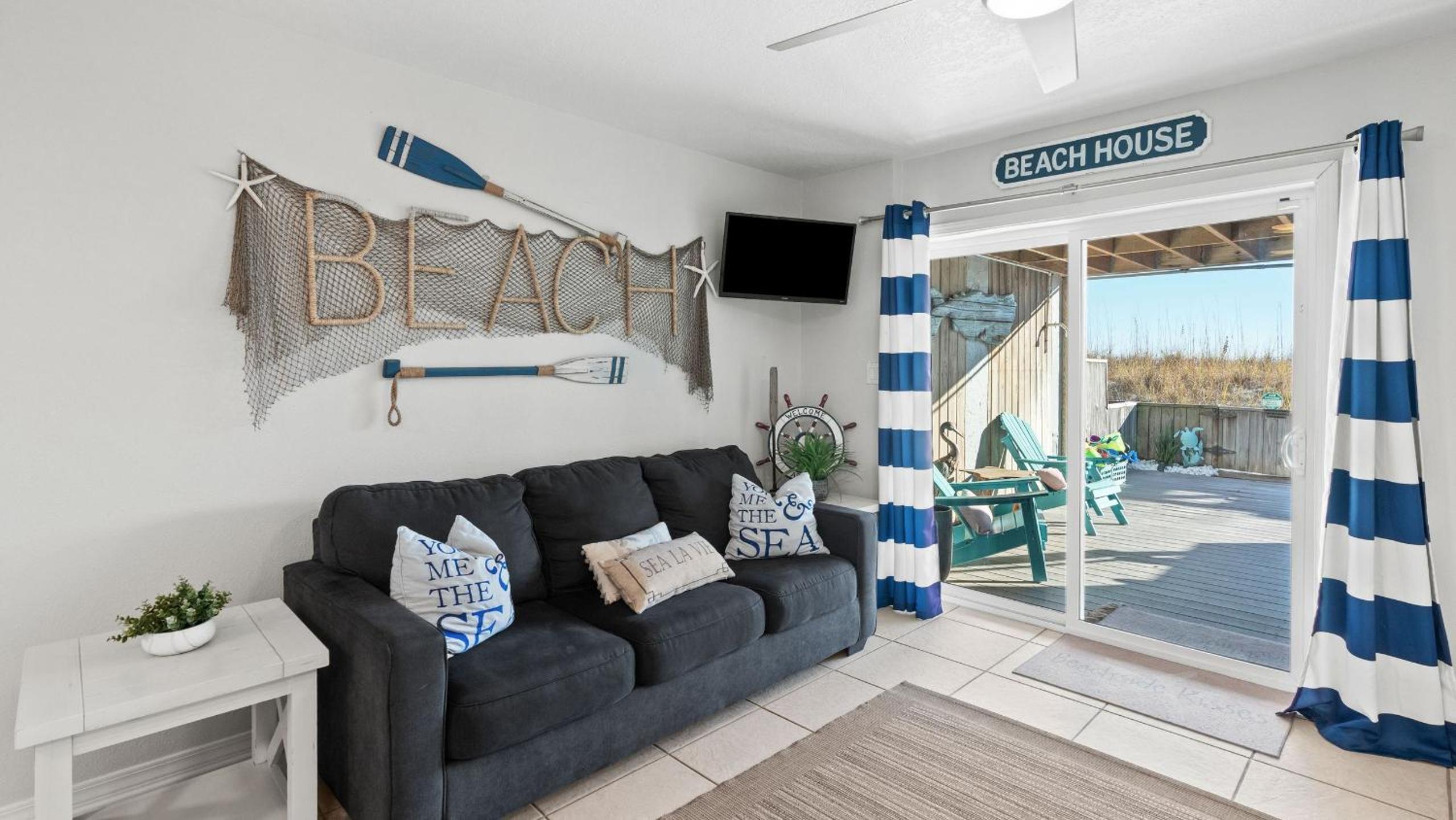 Beachfront Townhome with Instant Access to Beach Beachside Kisses by AvantStay