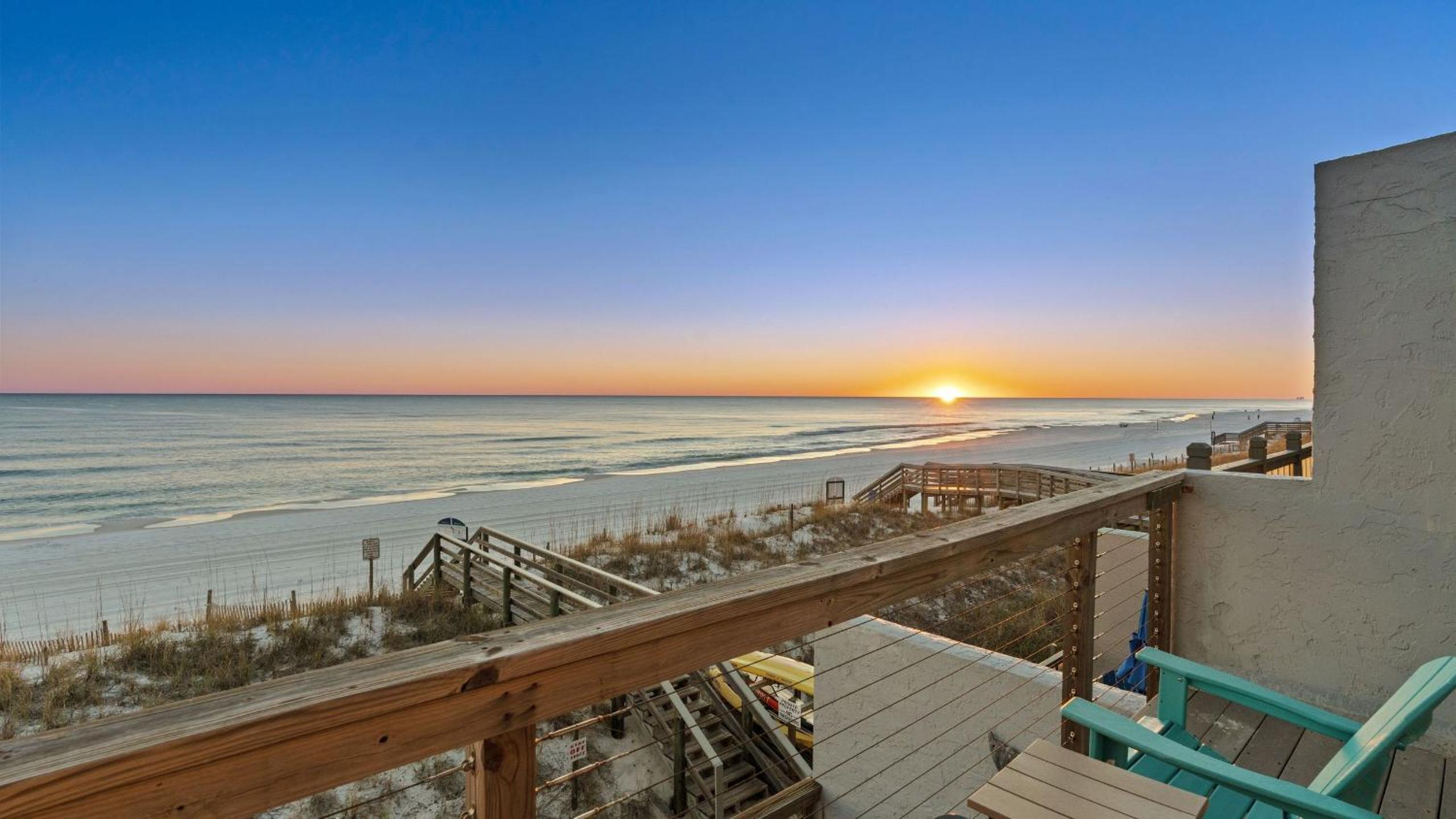 Beachfront Townhome with Instant Access to Beach Beachside Kisses by AvantStay