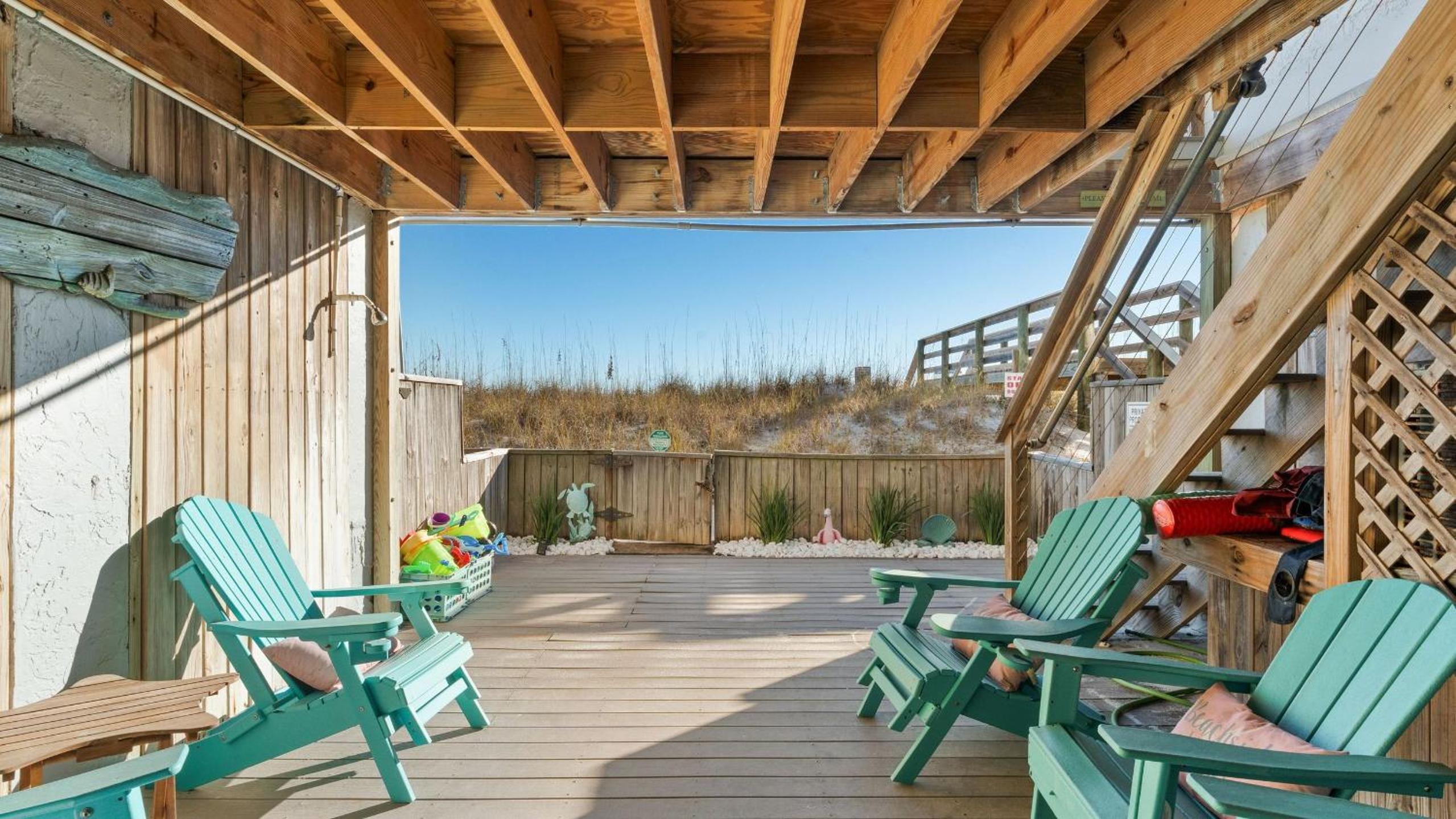 Beachfront Townhome with Instant Access to Beach Beachside Kisses by AvantStay