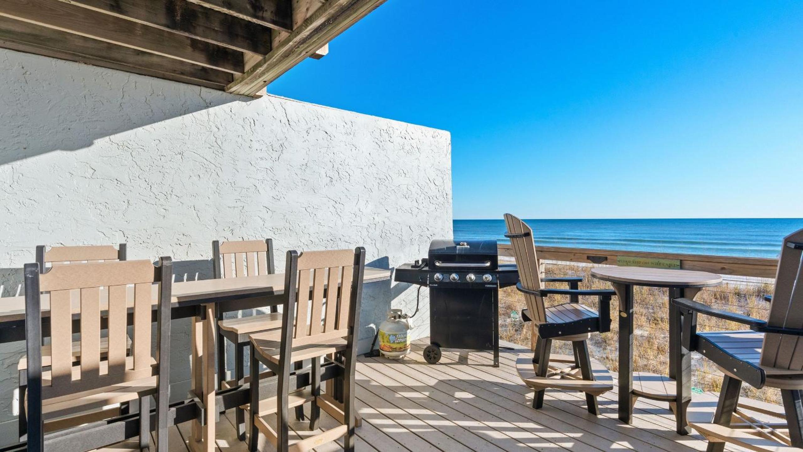 Beachfront Townhome with Instant Access to Beach Beachside Kisses by AvantStay