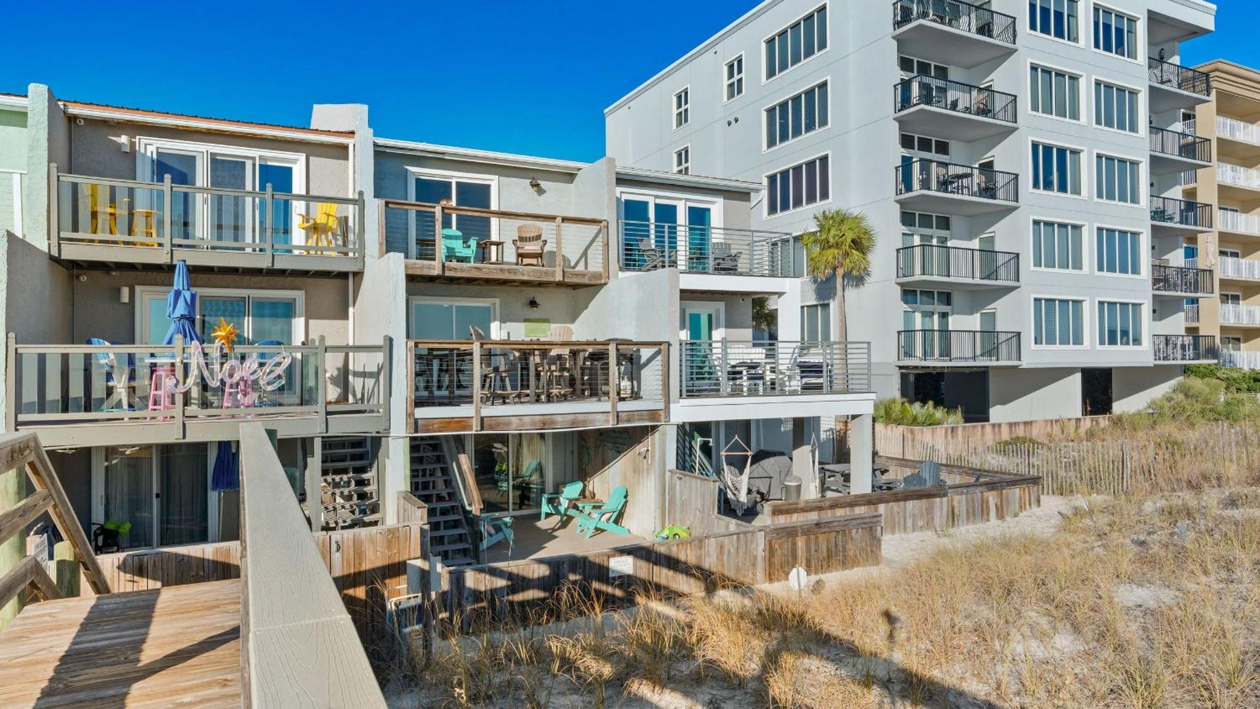 Beachfront Townhome with Instant Access to Beach Beachside Kisses by AvantStay