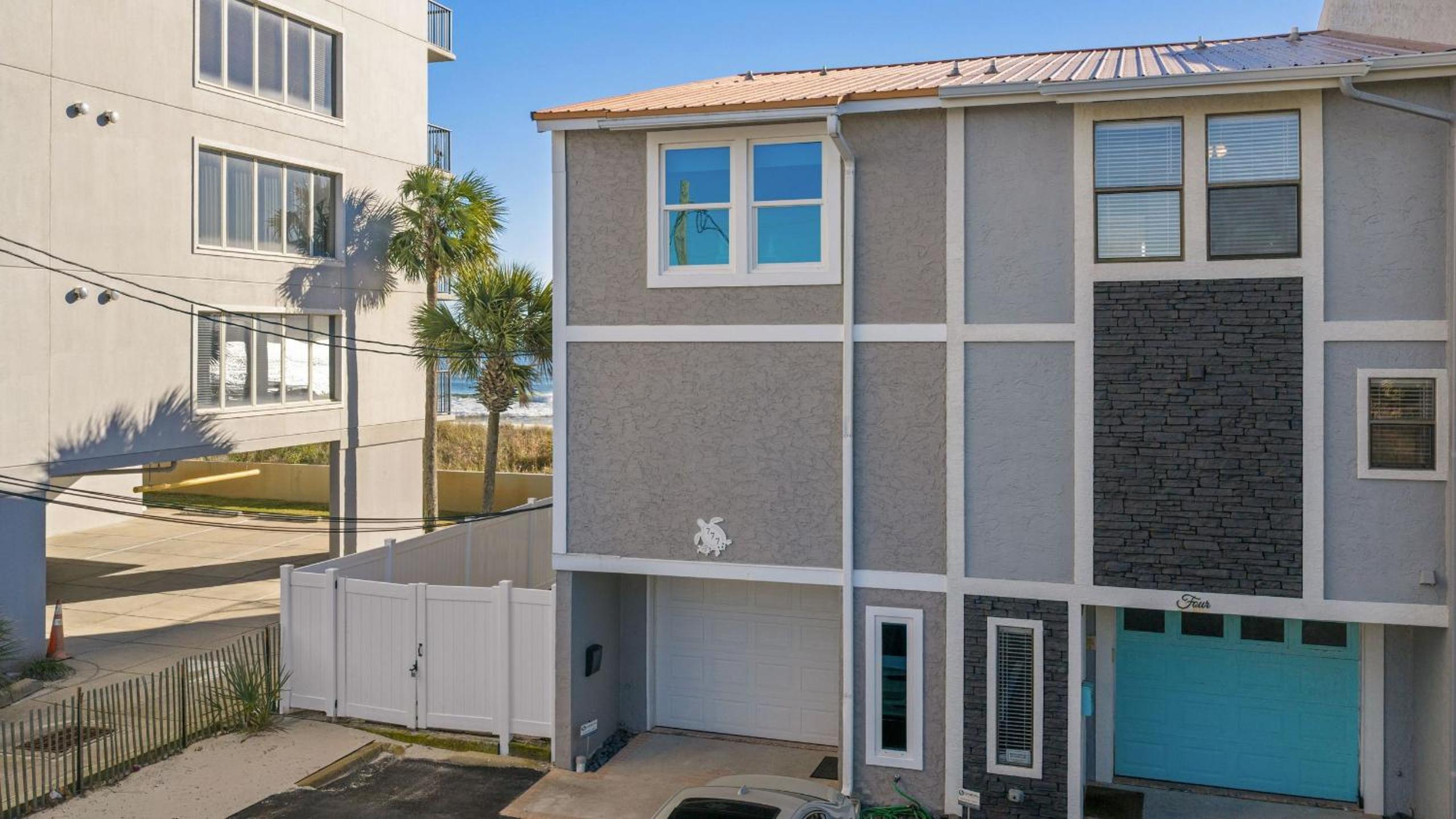 Beachfront Townhome with Instant Access to Beach Beachside Kisses by AvantStay