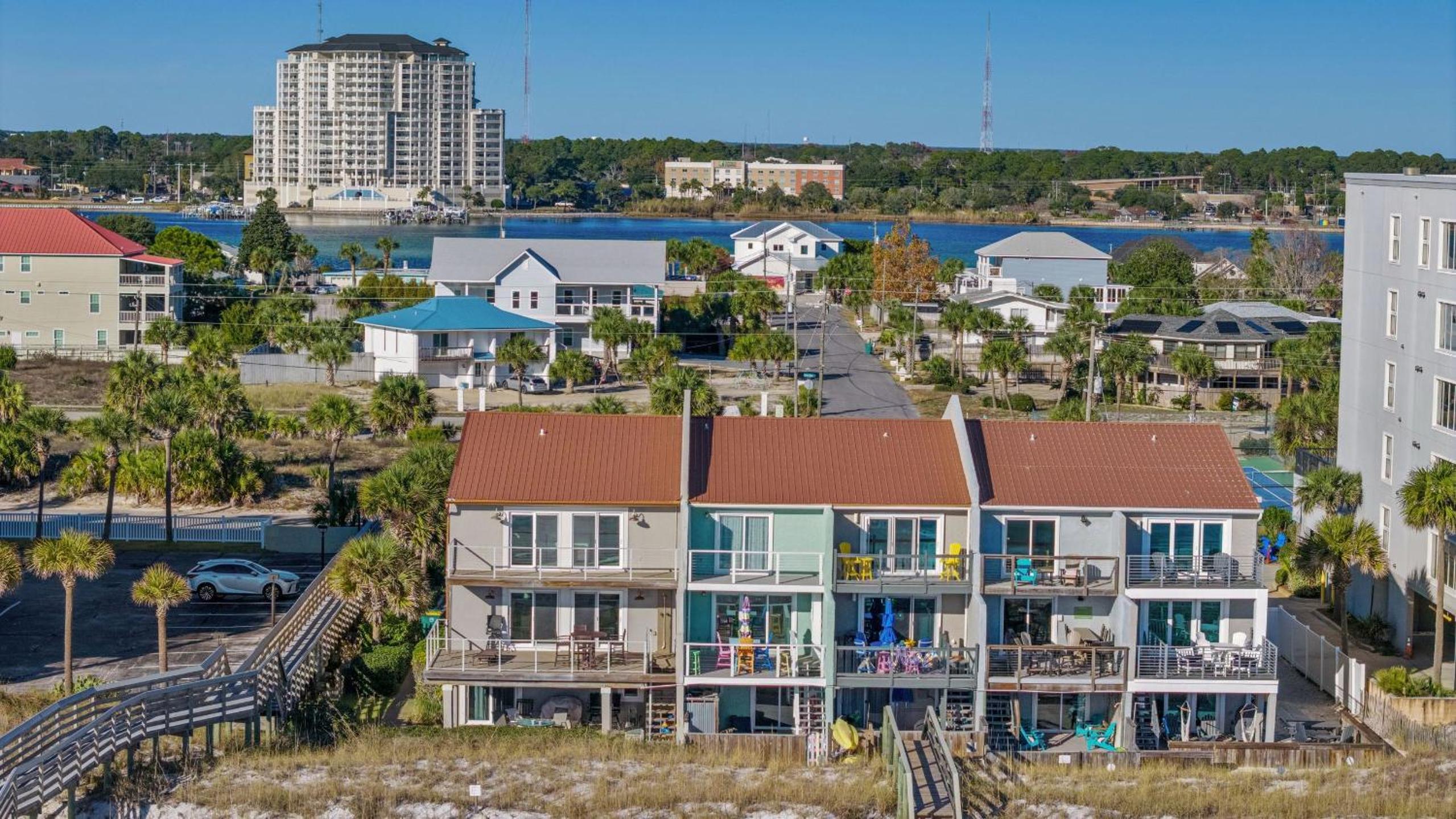 Beachfront Townhome with Instant Access to Beach Beachside Kisses by AvantStay
