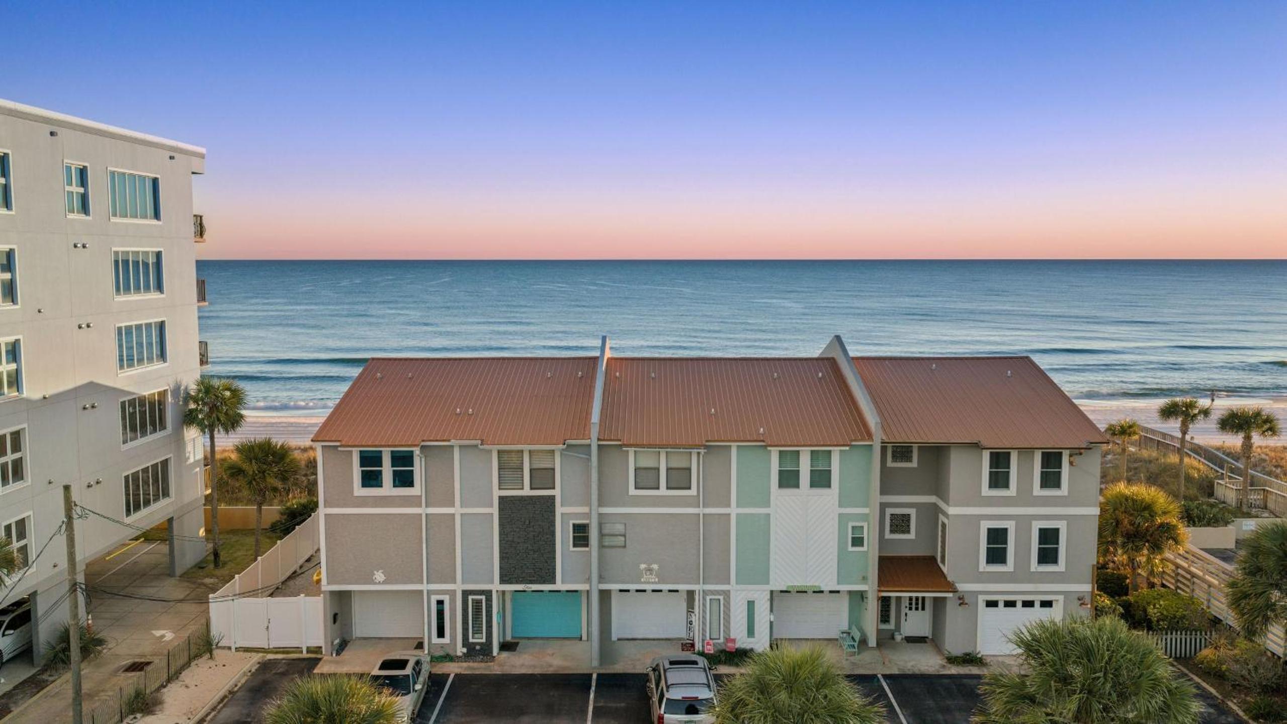 Beachfront Townhome with Instant Access to Beach Beachside Kisses by AvantStay