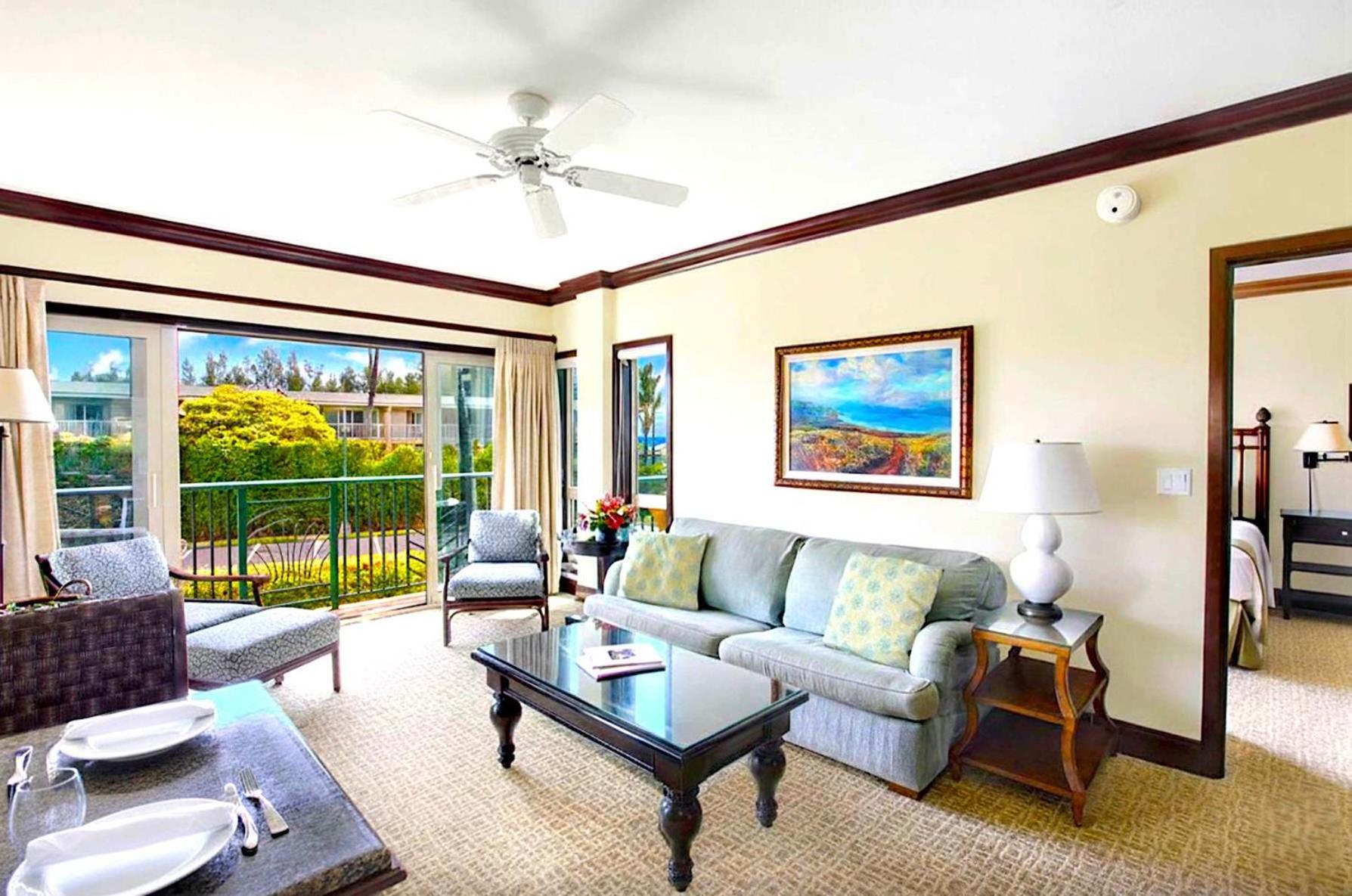 Waipouli Beach Resort - Kauai Oceanfront 2BR Balcony