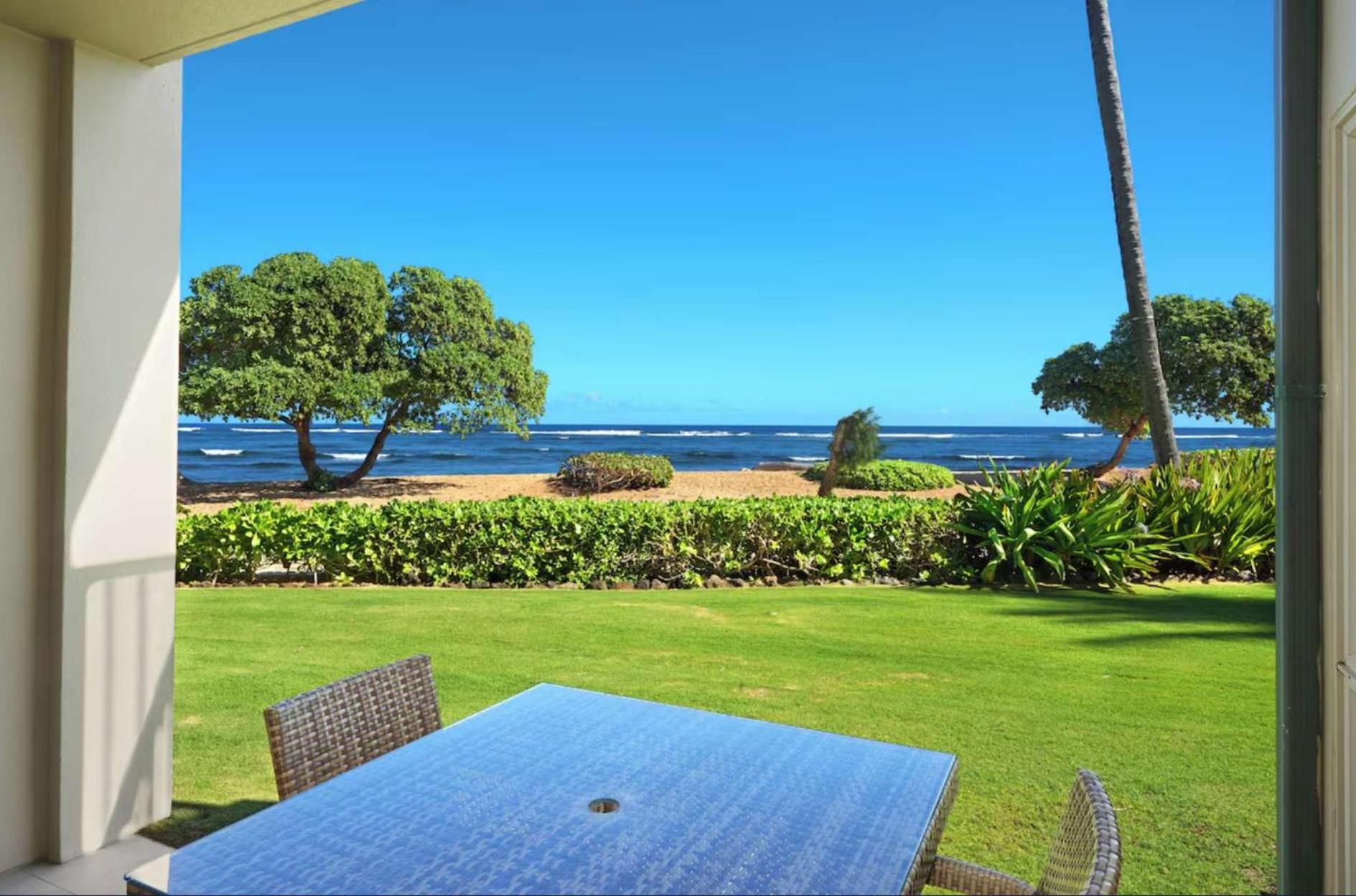 Waipouli Beach Resort - Kauai Oceanfront 2BR Balcony