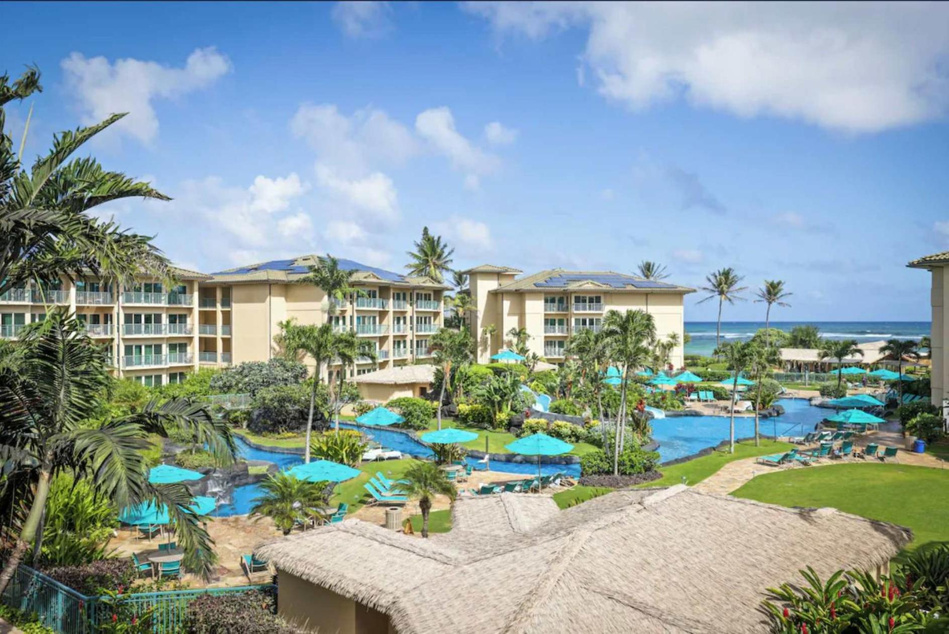 Waipouli Beach Resort - Kauai Oceanfront 2BR Balcony
