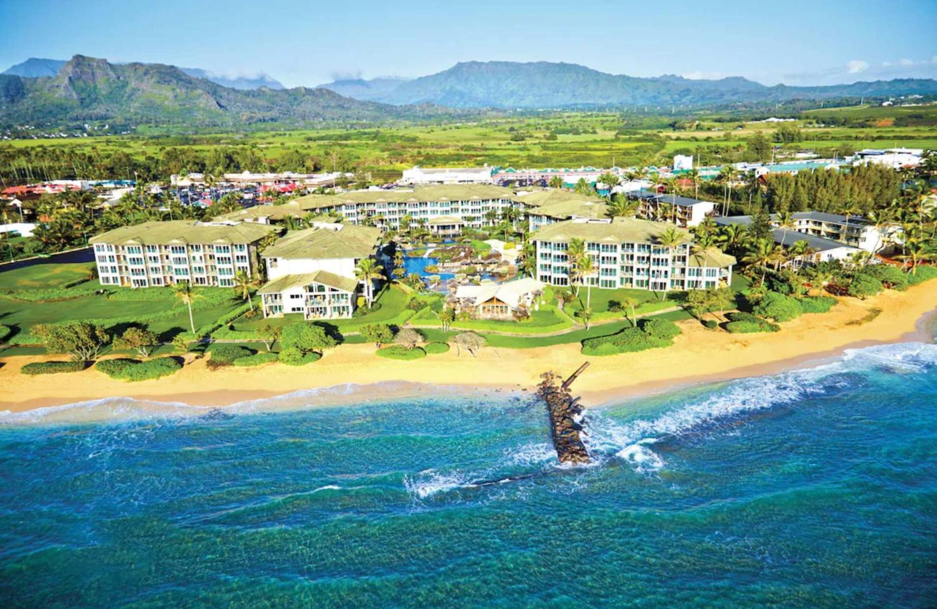 Waipouli Beach Resort - Kauai Oceanfront 2BR Balcony