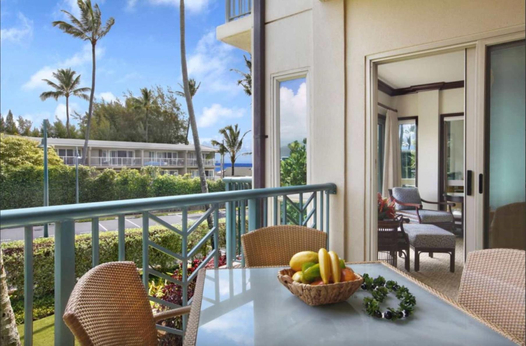 Waipouli Beach Resort - Kauai Oceanfront 2BR Balcony