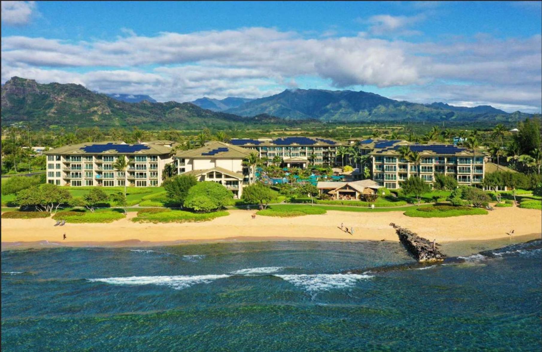 Waipouli Beach Resort - Kauai Oceanfront 2BR Balcony