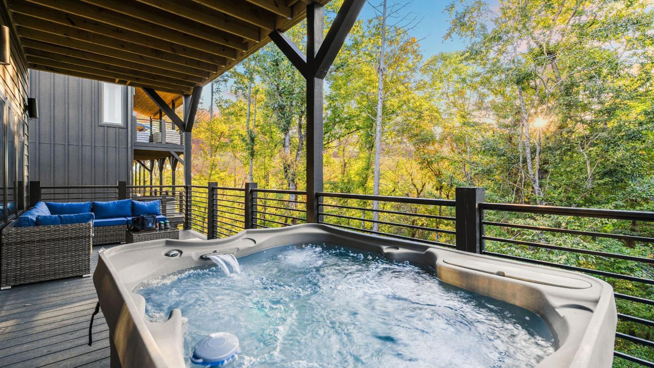 Indoor Pool Hot Tub Firepit Gym Mtn Views Ridgeview Retreat by AvantStay