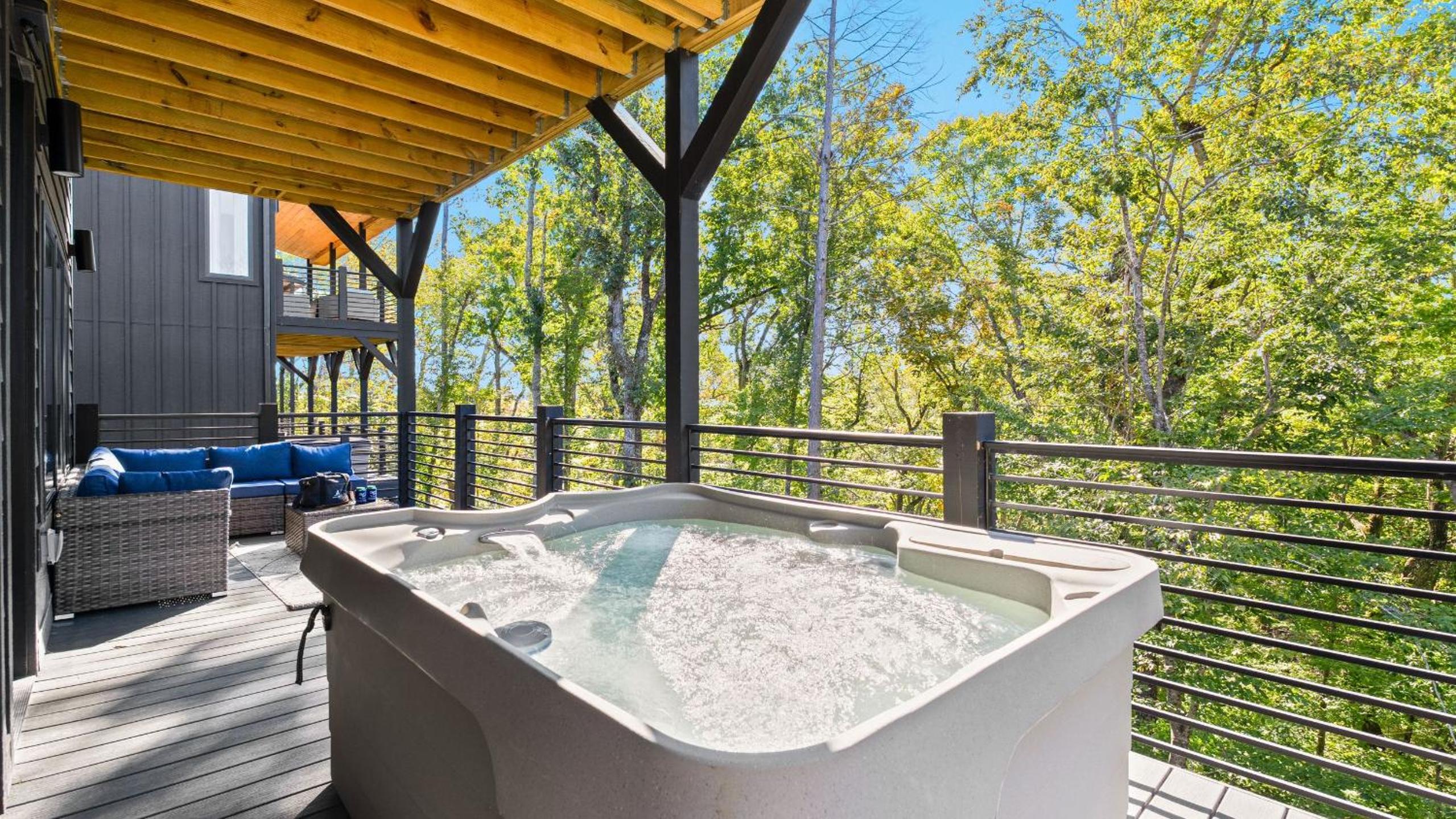 Indoor Pool Hot Tub Firepit Gym Mtn Views Ridgeview Retreat by AvantStay