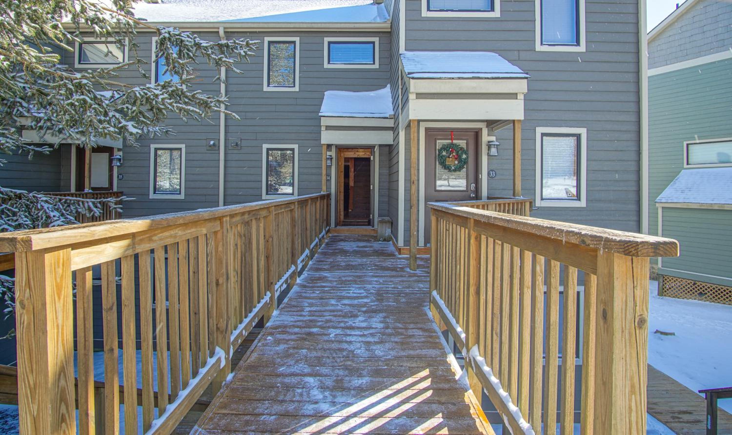 Powderidge-34: Slope Side, 2 Br Townhome
