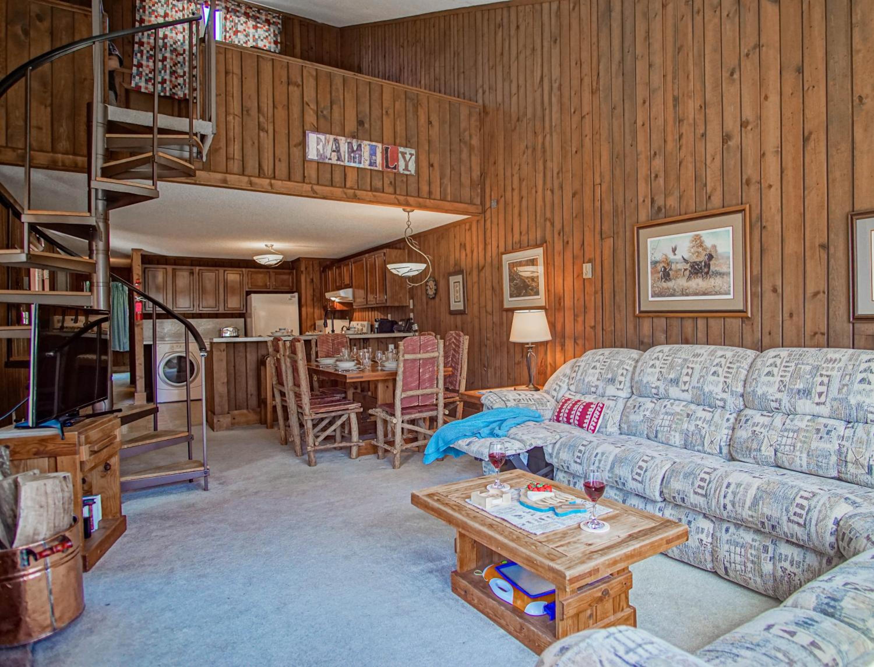 Wabasso 4 is gracefully tucked in the trees between Central Village & South Mtn